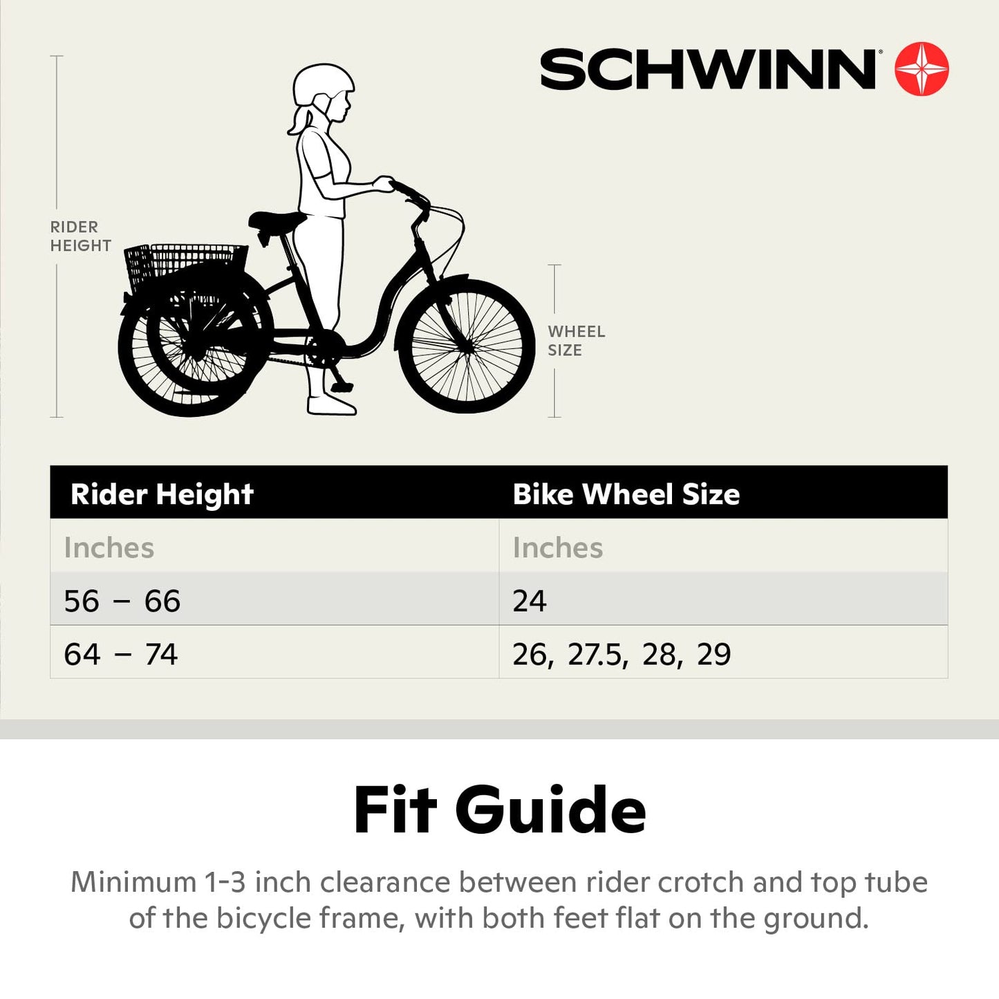 Schwinn Meridian Adult Tricycle, 26 Inch Bike for Women and Men, Single-Speed Adult Trike, Low Step-Through Frame, Springer Cruiser Seat, Upright Riding Position, Bike with Basket, Tricycle for Adults