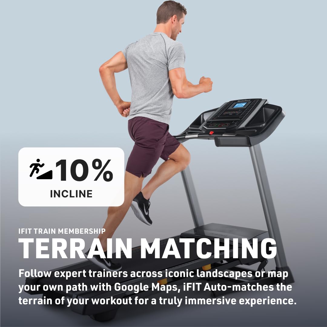 NordicTrack T 6.5 S; Treadmill for Running and Walking with 5” Display and SpaceSaver Design