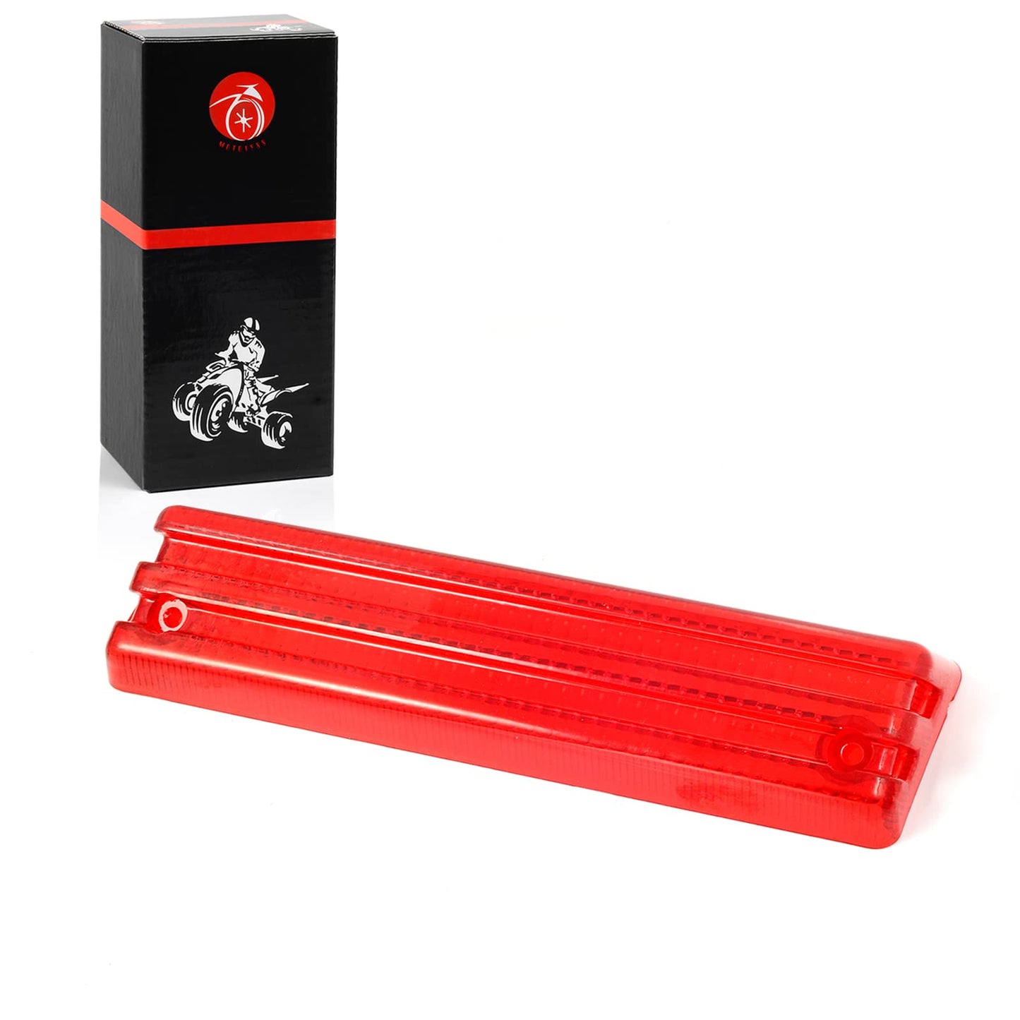 MOTO1988 Tail Light Lens for Honda ATC250ES 1985-1987, Model 33702-HA0-003, Red