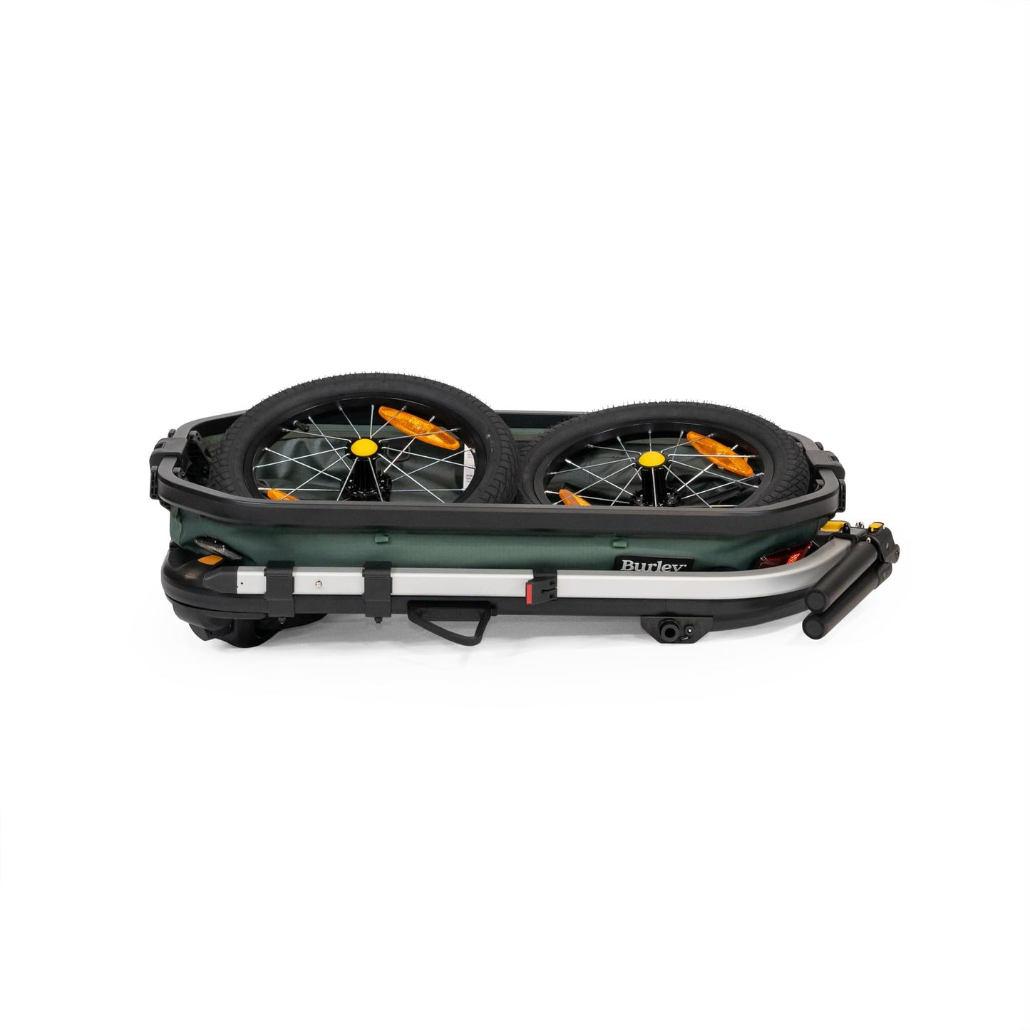 Burley Hopper | Compact Cargo Bike Trailer & Stroller Wagon with Spacious Storage, Rigid Floor, Durable Interior & Parking Brake