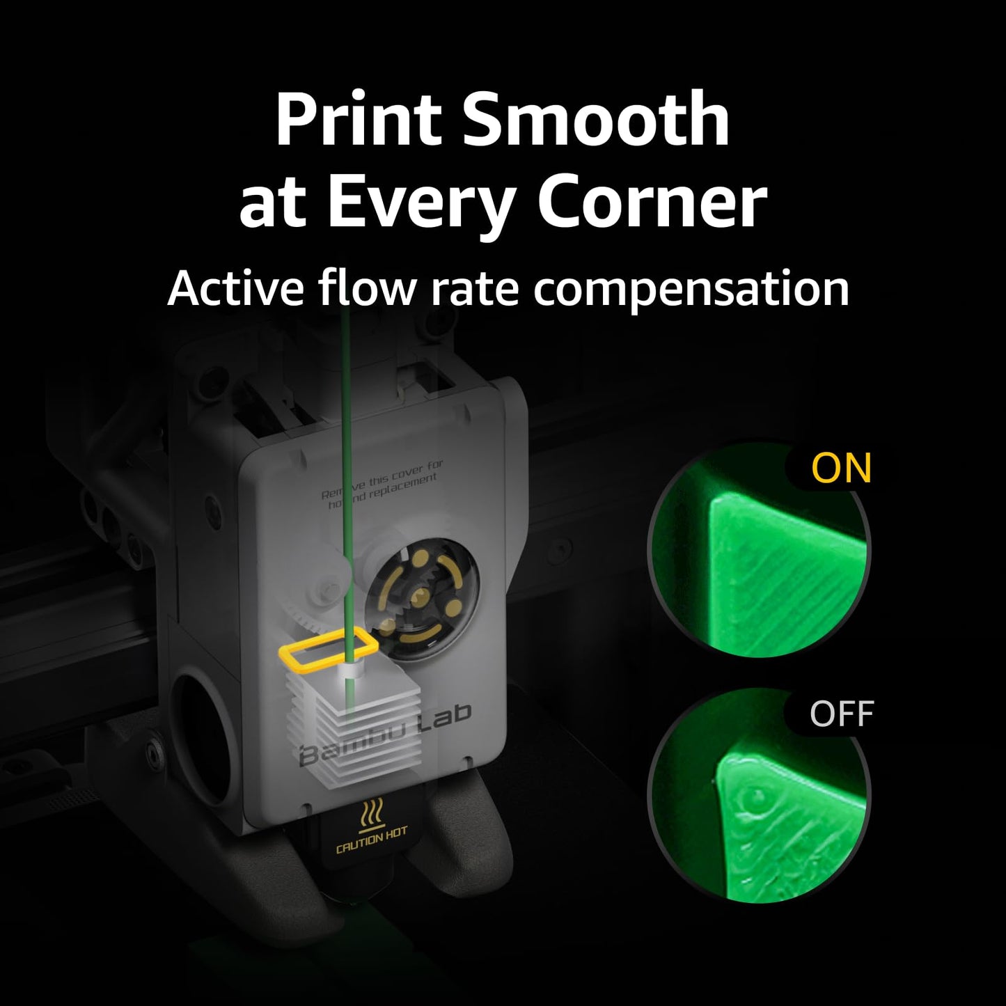 Bambu Lab A1 mini 3D Printer + LED Lamp Kit, Set Up in 20 Mins, High Speed & Precision, Full-Auto Calibration & Active Flow Rate Compensation, ≤48 dB Quiet FDM 3D Printers