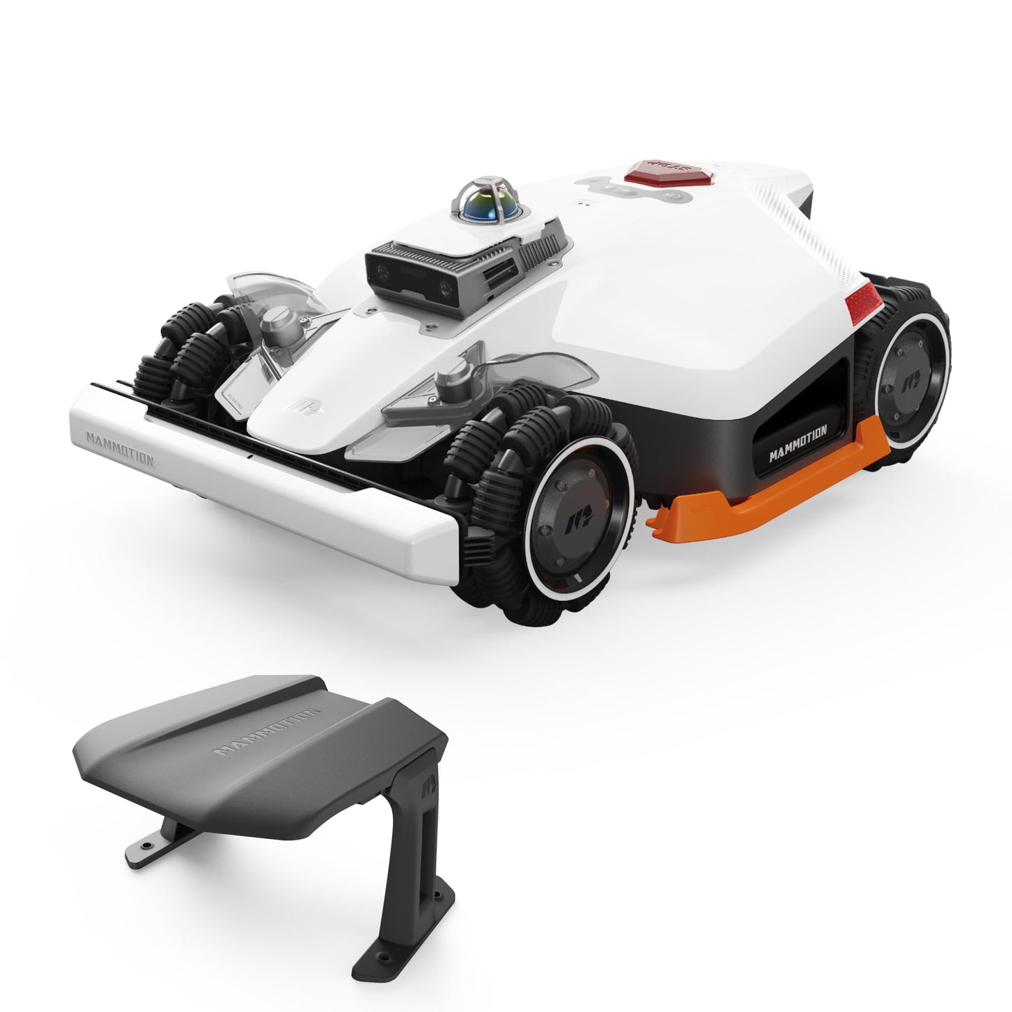 Mammotion LUBA 3 AWD 5000 Robot Lawn Mower with Garage (Ship Separately), 1.25 Acres, 360° LiDAR+NetRTK+AI Vision, All-Wheel-Drive for 80% Slopes, 50 Multi-Zone Management, Cutting Height 1.0"-2.7"