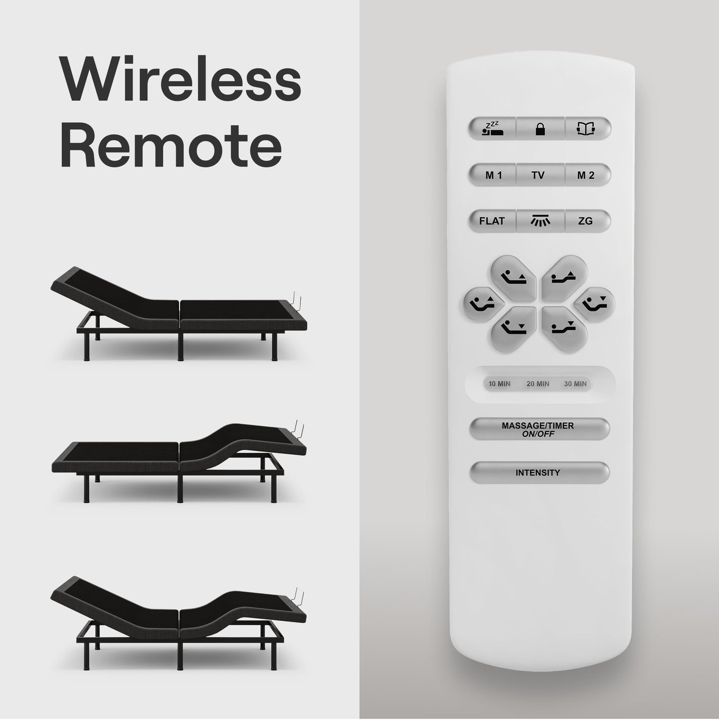 Nectar Premier Adjustable Base - Twin XL - Head & Foot Incline - Wireless Remote with Memory- 3 Massage Settings - 4 USB Ports - Anti-Snore & Zero Gravity - 1 Adjustable Base