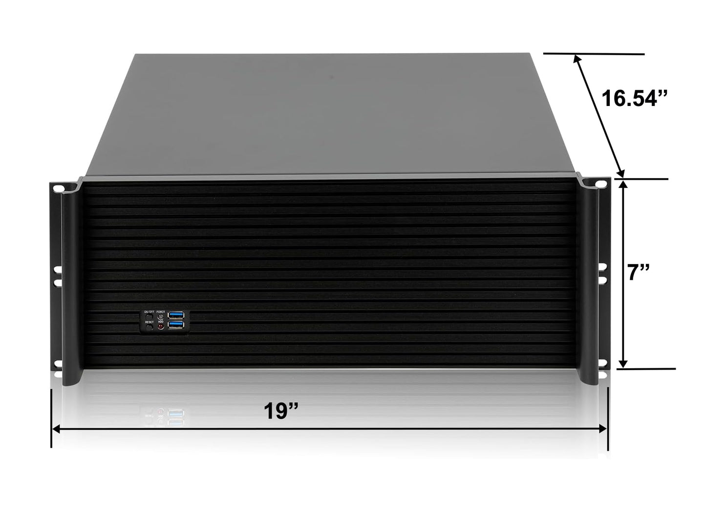 Rackchoice 4U Rackmount Server Chassis 8x3.5 + 3x3.5 or 2x3.5+2x2.5 Drive Bays EATX/ATX/MATX/Mini-itx Support