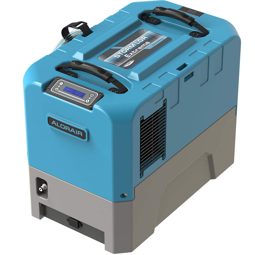 ALORAIR Commercial Dehumidifier with Pump, Up to 180 PPD (Saturation), 85 PPD at AHAM, 6 Years Limited Warranty, LGR Industrial Dehumidifier for Flood Repair, Crawlspace and Basement Drying