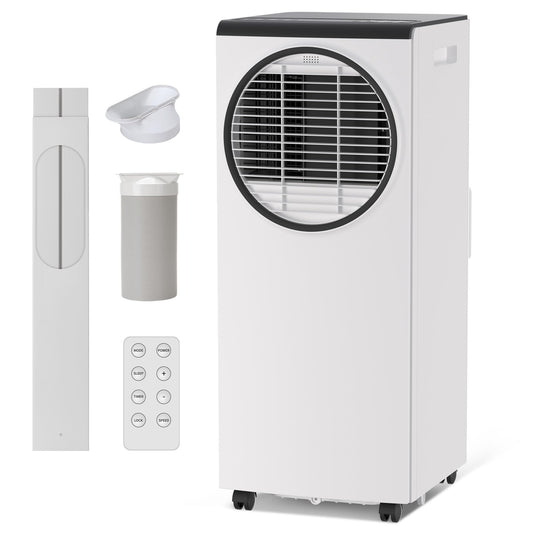 ActiveTrail Portable Air Conditioner, 8,000 BTU AC Unit for Bedroom, Portable AC with Remote, Small Air Conditioner for Room, 3-in-1 Portable AC Unit Cools, Dehumidifies & Fans for Home Office, White