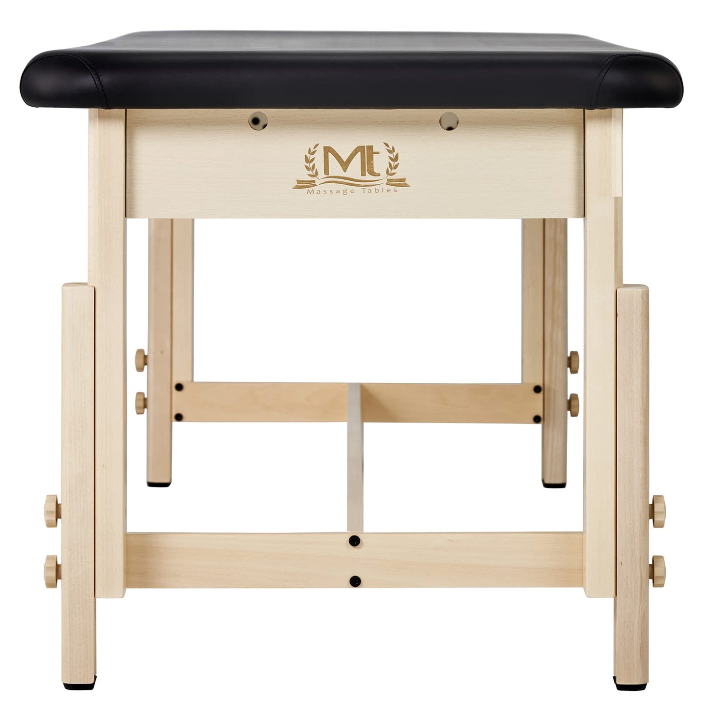 MT Harvey Treatment Stationary Massage Table for Clinic,Massage and Acupuncture(Black)