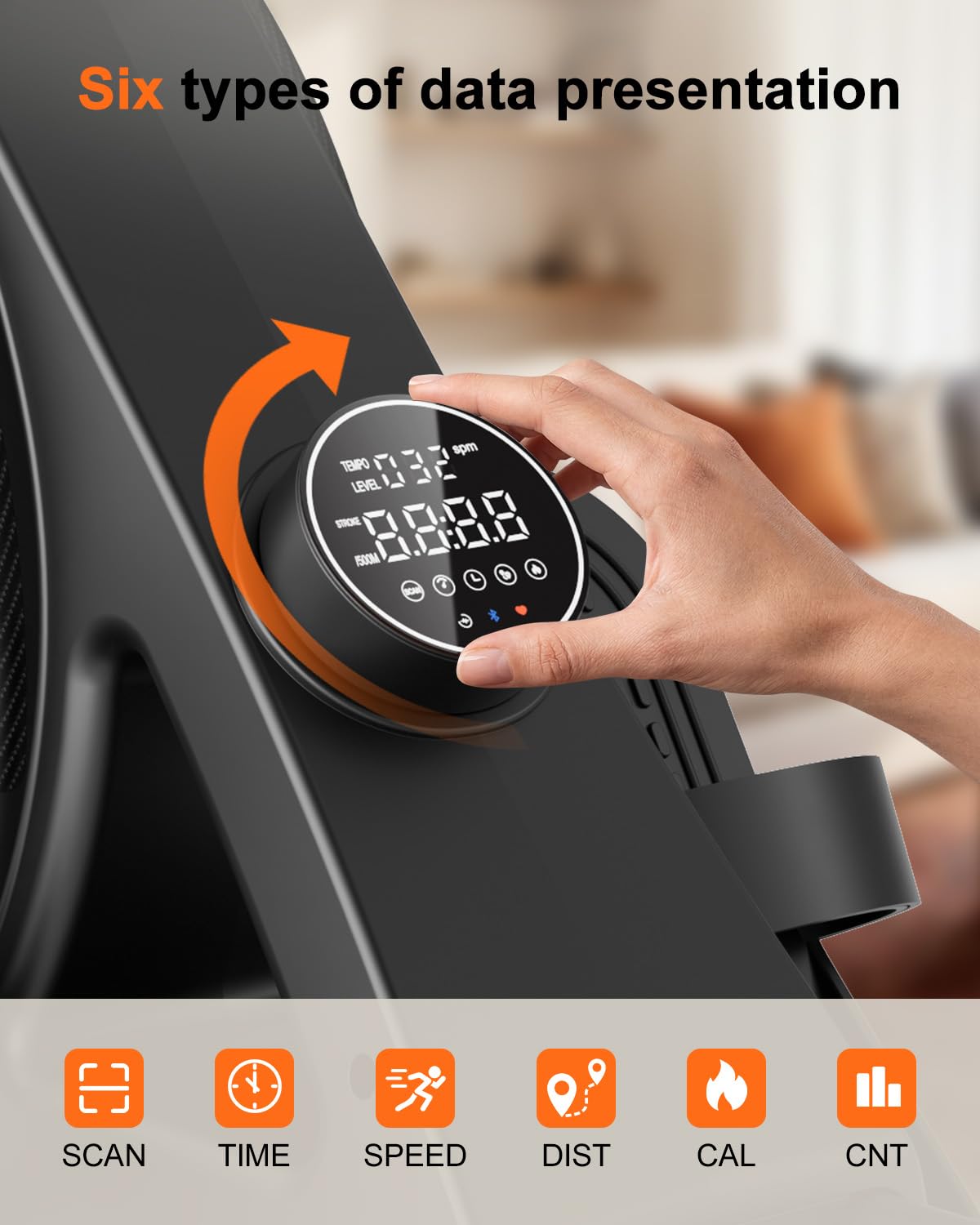 Superun Upgraded Rowing Machines for Home, Magnetic Rowing Machine with 32 Levels, Rower Machine of Quiet Resistance & 300LBS Weight Capacity, Row Machine with LED Monitor, App Supported, Dark Black