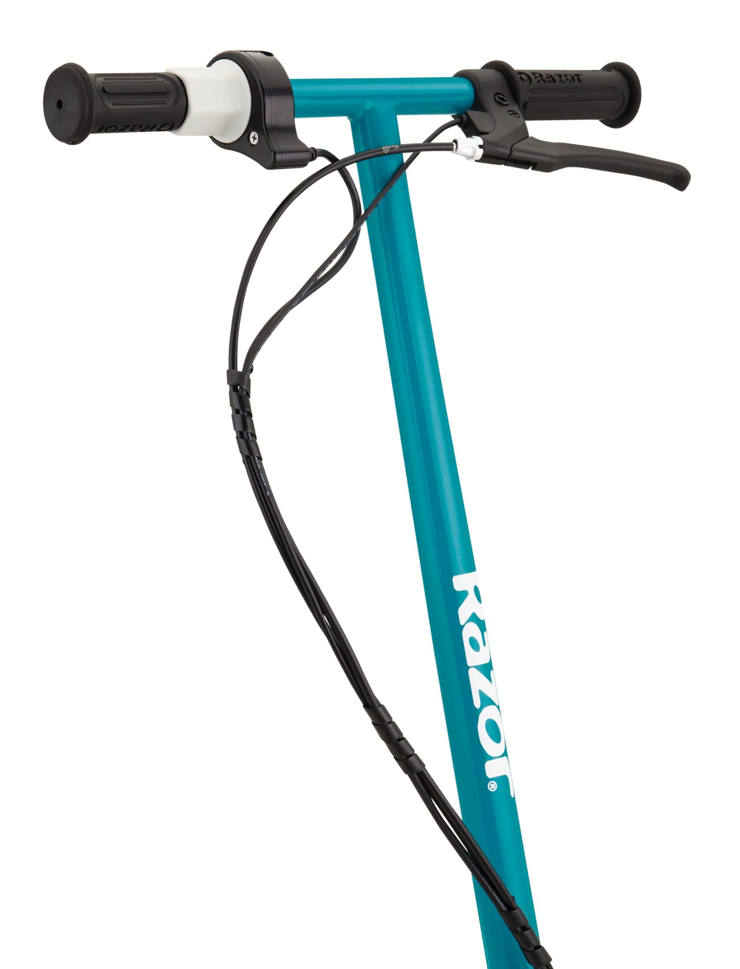 Razor E200S Electric Scooter - 8" Air-filled Tires, 200-Watt Motor, Up to 12 mph and 40 min of Ride Time, Teal