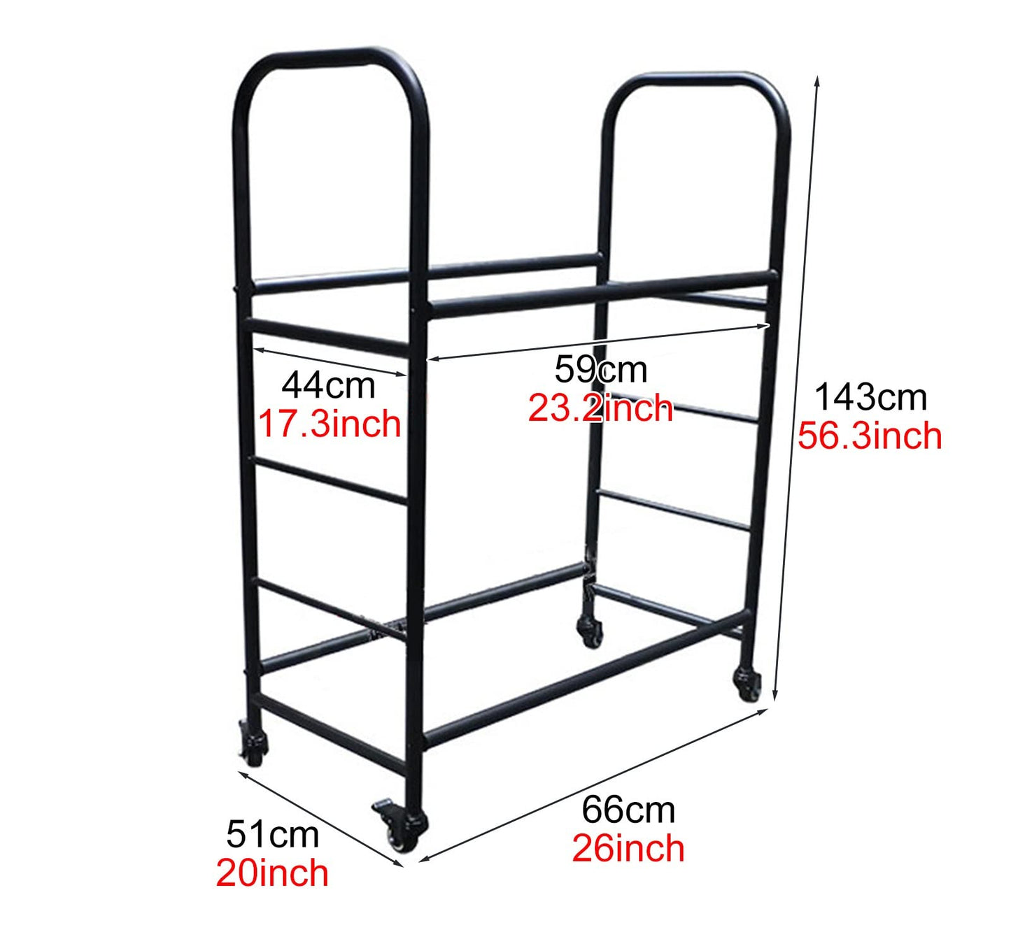 Tire Storage Rack for Garage, 2-Tier Black Tire Storage Rack, Freestanding Multi Tire Display System, for Garage, Carport, Shop, Sheds, for Holds 4 Tire with Rims