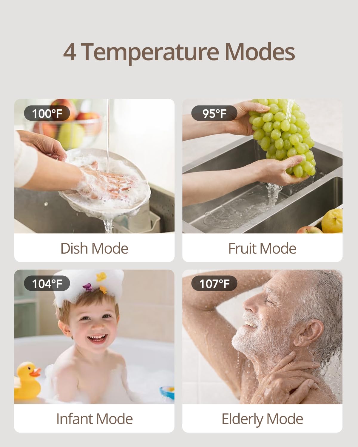 VancEpic Natural Gas Tankless Water Heater Indoor - Max 4.8 GPM 110,000 BTU, on Demand Instant Hot Water Heater with LED Display, 3-5 Point Use for Family, Silent operation, Child lock design