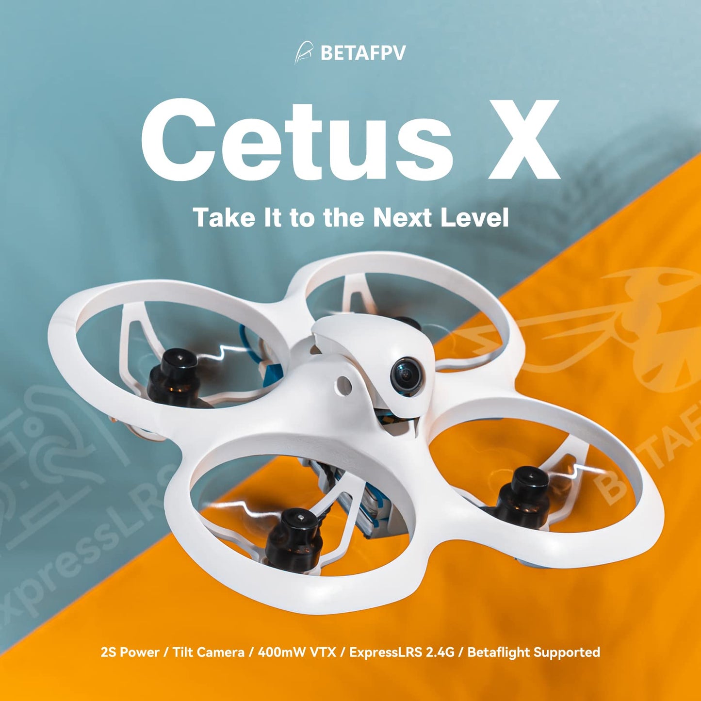 BETAFPV ELRS V3 Cetus X FPV Kit with Betaflight FC LiteRadio 3 Transmitter C04 Cam VR03 Goggles with DVR Recording Function, Supported 2S Power Advanced RTF Kit for FPV Beginners to Fly Faster Further