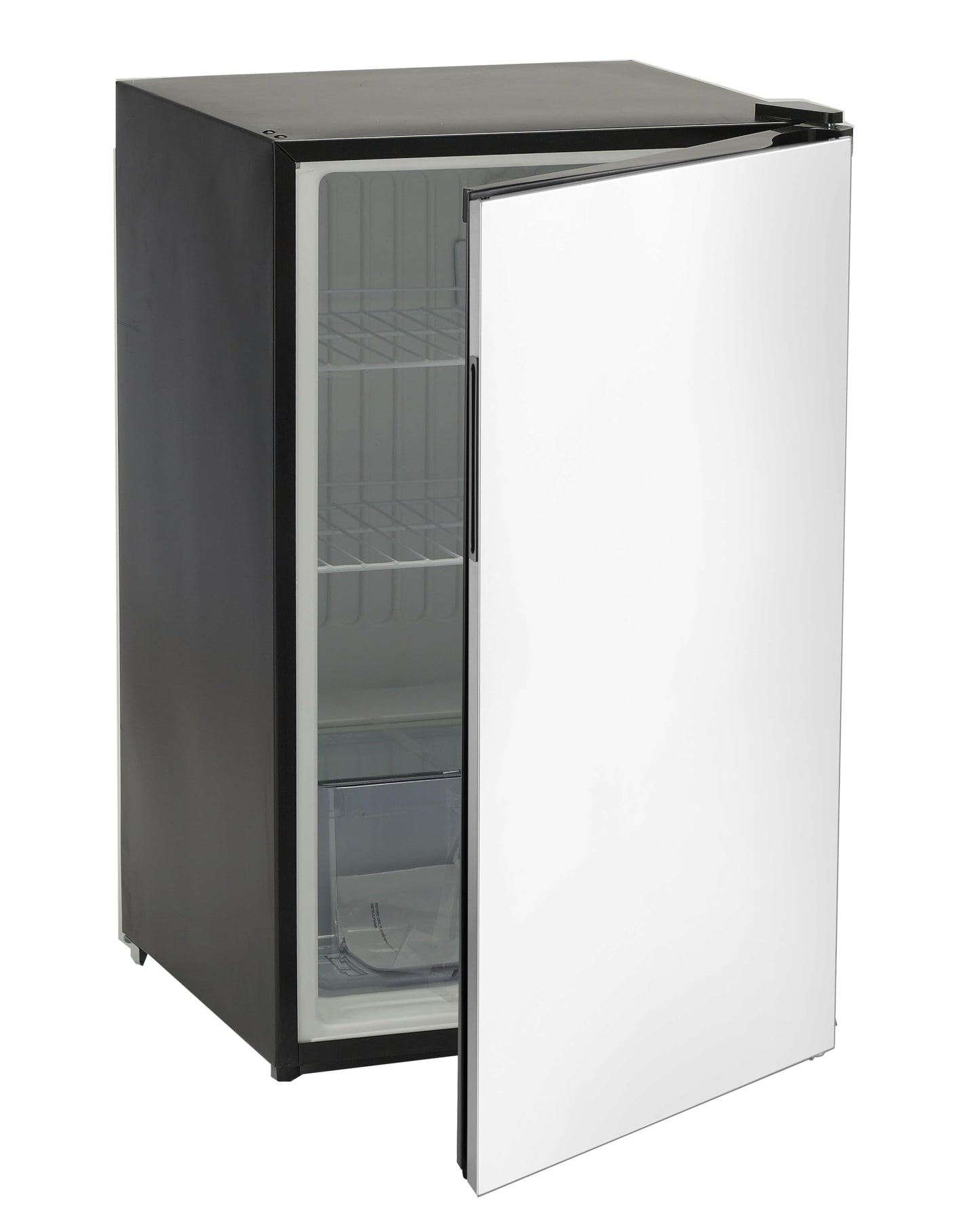 Bull Outdoor Products Contemporary Refrigerator – 4.5 cu. ft. Compact Stainless Steel Outdoor Fridge with Reversible Door and Full Temperature Control