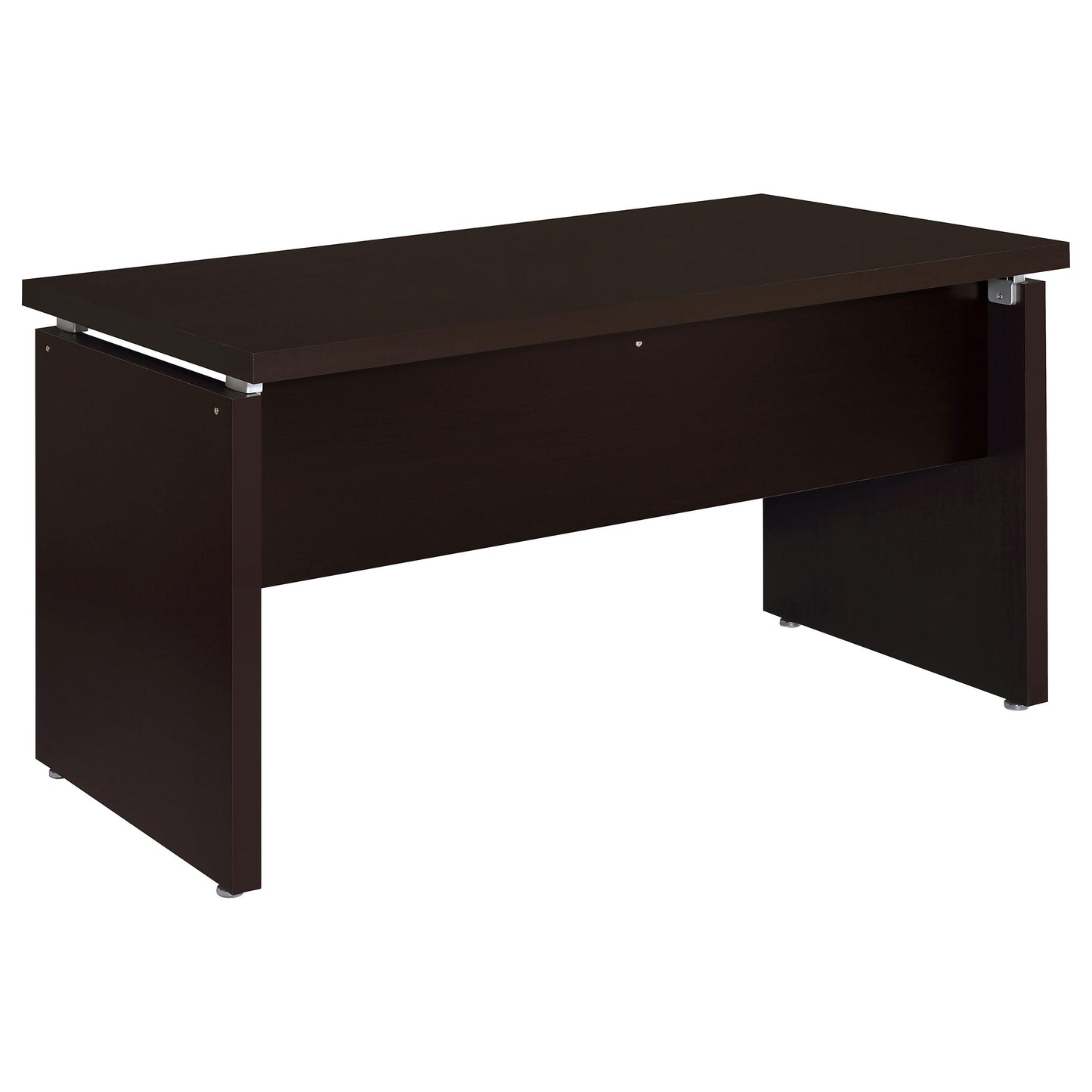 Coaster Home Furnishings - Skylar - Engineered Wood - 55-Inch L-Shape Computer Desk with Slide-Out Keyboard Tray, Mobile File Cabinet, and Metal Extension Glides - Home Office - Cappuccino - 800891