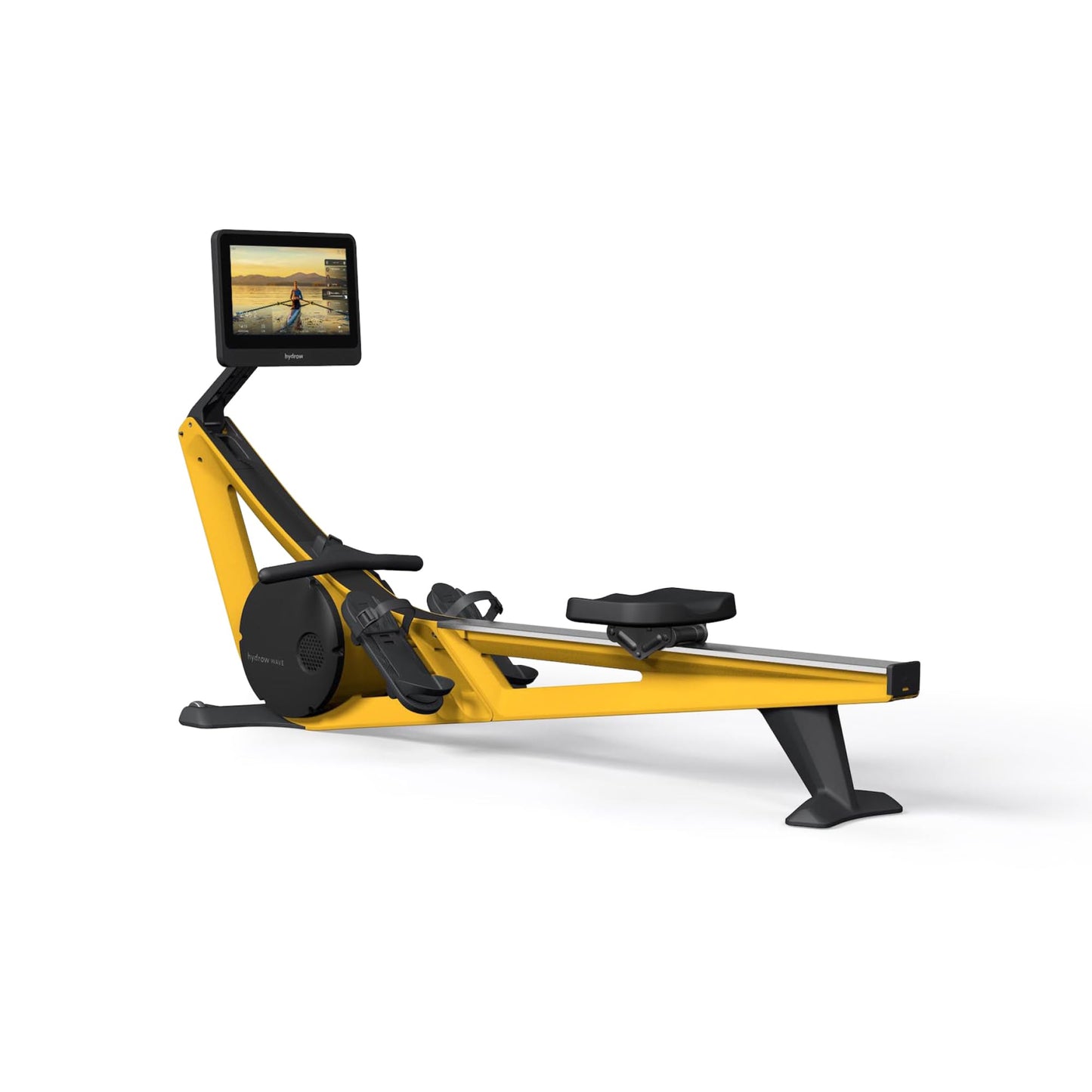 Hydrow Wave Rowing Machine for Home with Immersive 16'' HD Touchscreen - Live Row Machine Home Workout, Magnetic Drag Technology, 375 lb Weight Capacity Magnetic Rower - 30-Day Trial & 1-Year Warranty