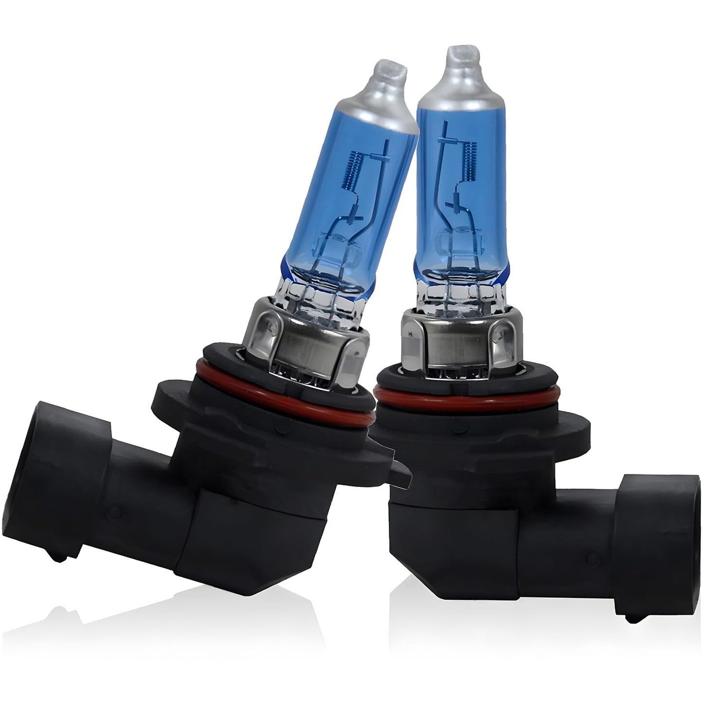 Flygun 9006 Car Halogen Bulbs, Ultra White Light, 12V 100W, 2 PCS, High Beam Low Beam, Fits Most Cars, Trucks, SUVs