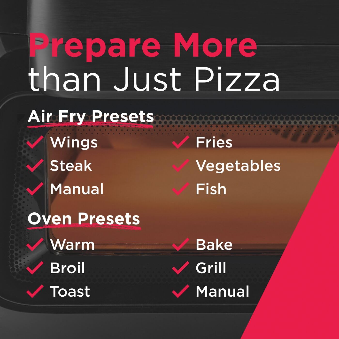 Frigidaire Electric Indoor Pizza Oven – Reach Temperatures of 700°F – Stone Bake 12” Pizzas in Minutes – Portable Countertop Oven with Air Fry and Bake. Peel Included Model FRPO100B