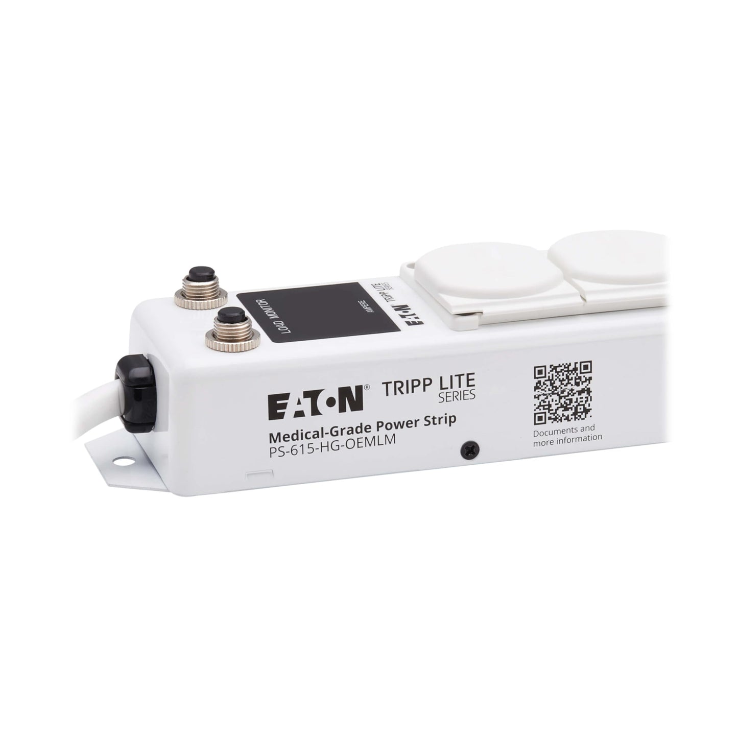 Tripp Lite Eaton Medical Hospital Power Strip for Patient Care Vicinity, UL 1363A Certified, 6 Outlets + 15ft Cord, Cart & IV Pole Mount Option, Lifetime Manufacturer's Warranty (PS-615-HG-OEMLM)