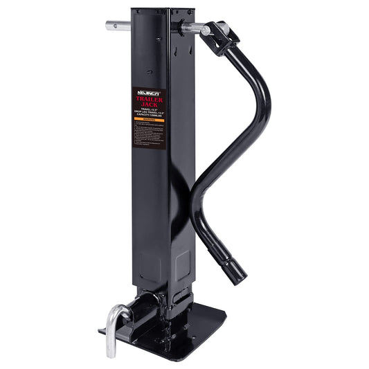 NBJINGYI 12000lbs Heavy-Duty Weld-On Square Tube Trailer Jack with Crank Handle