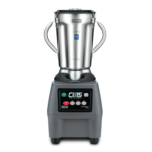 Waring Commercial Heavy Duty Blender, 3.75 HP Motor, Variable Speed Control, 1 Gallon Stainless Steel Container for Commercial Kitchens & Restaurants, CB15