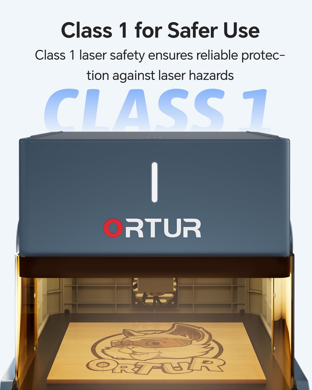 Ortur R1 Class 1 Foldable Laser Engraver with 1000mW 1064nm Infrared Laser Module, Exquisite Gift Box Packaging, APP Control Laser Engraver for Metal, Plastic, Acrylic - Ideal for Jewelry, Gift Making