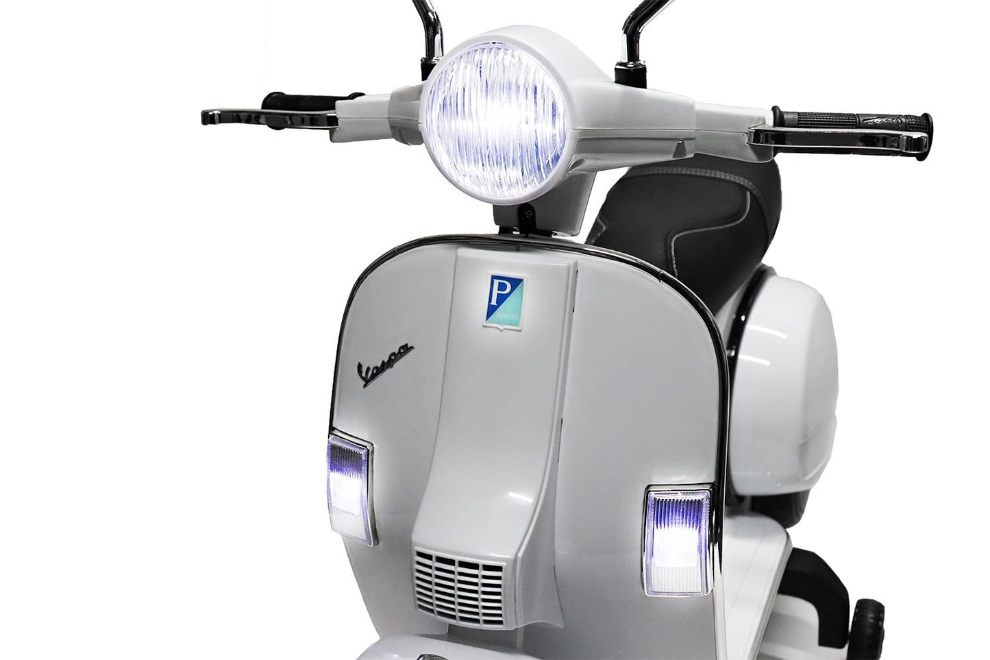 Best Ride On Cars Vespa Scooter, White, Large