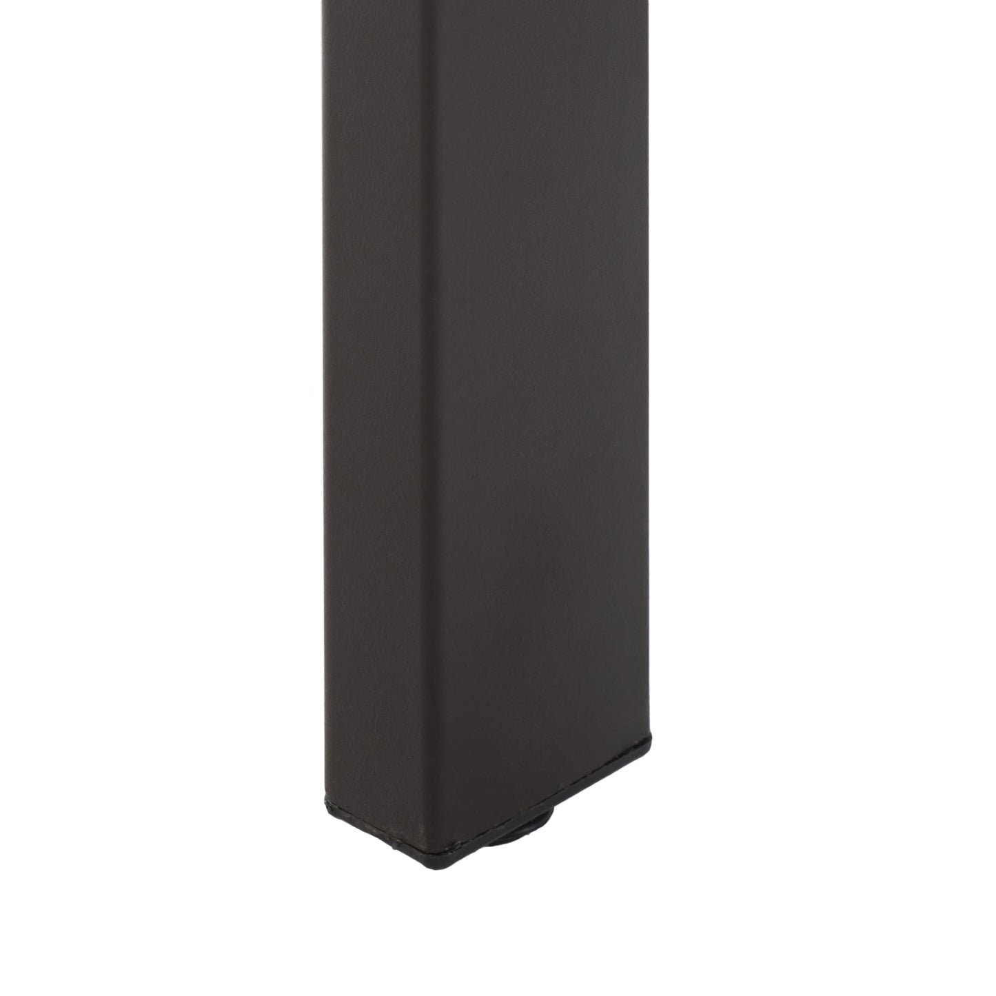 SAFAVIEH Outdoor Collection Guthrie Natural/Black Solid Wood Rectangle Dining Table