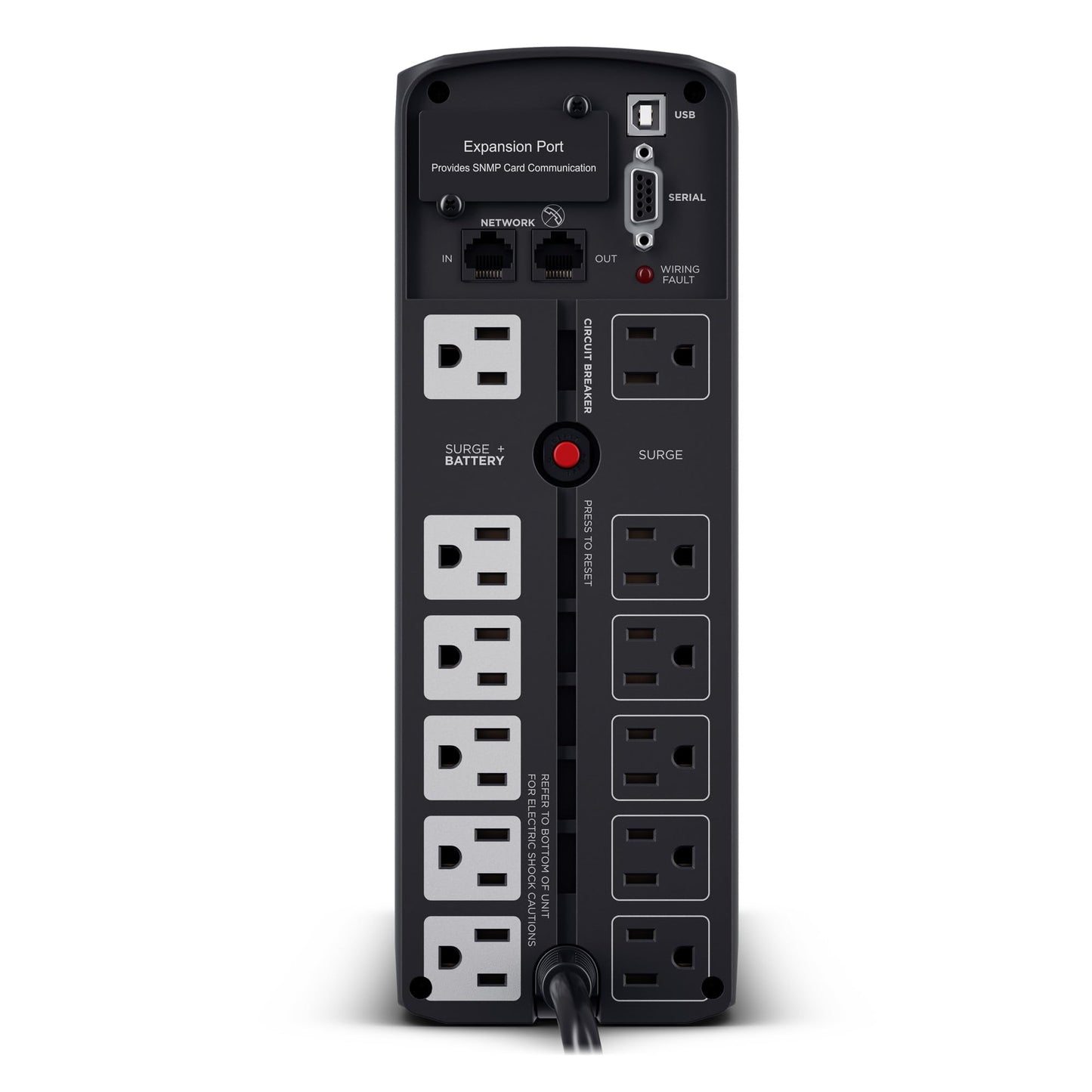 CyberPower CP1500PFCLCD PFC Sinewave UPS Battery Backup and Surge Protector, 1500VA/1000W, 12 Outlets, AVR, Mini Tower, UL Certified