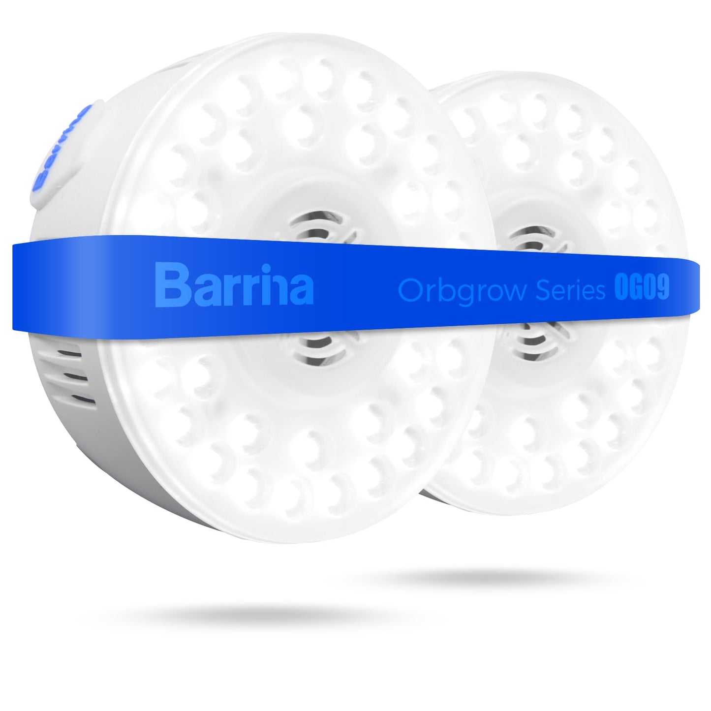 Barrina OG09 Puck LED Grow Light, 5000K, 18W (2 x 9W), Aluminum, 2 Packs