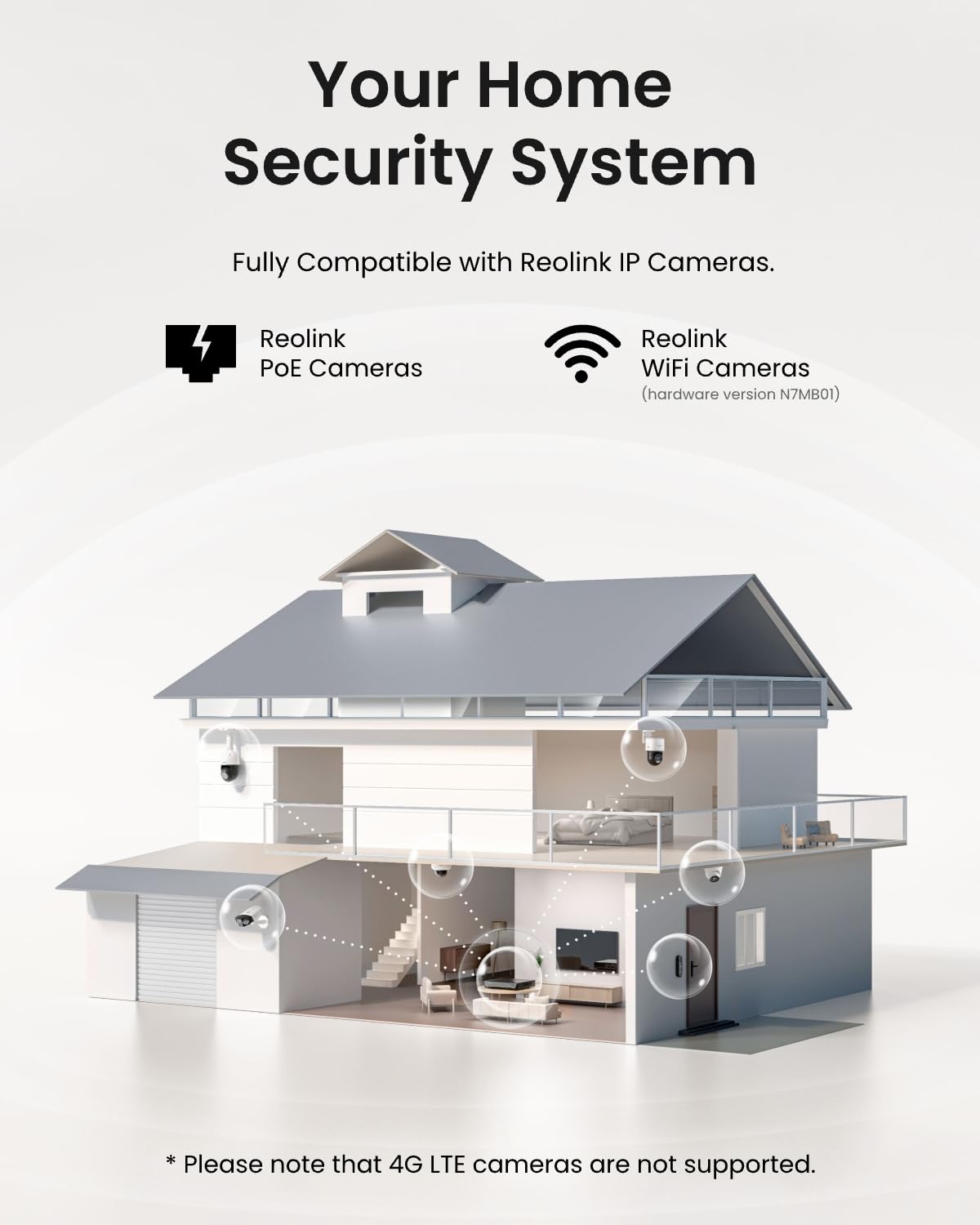 REOLINK 8CH Network Video Recorder for Home Security Camera System, 24/7 Recording(HDD Not Included), Only Work with 16MP/12MP/4K/8MP/5MP/4MP REOLINK PoE IP Camera, RLN8-410