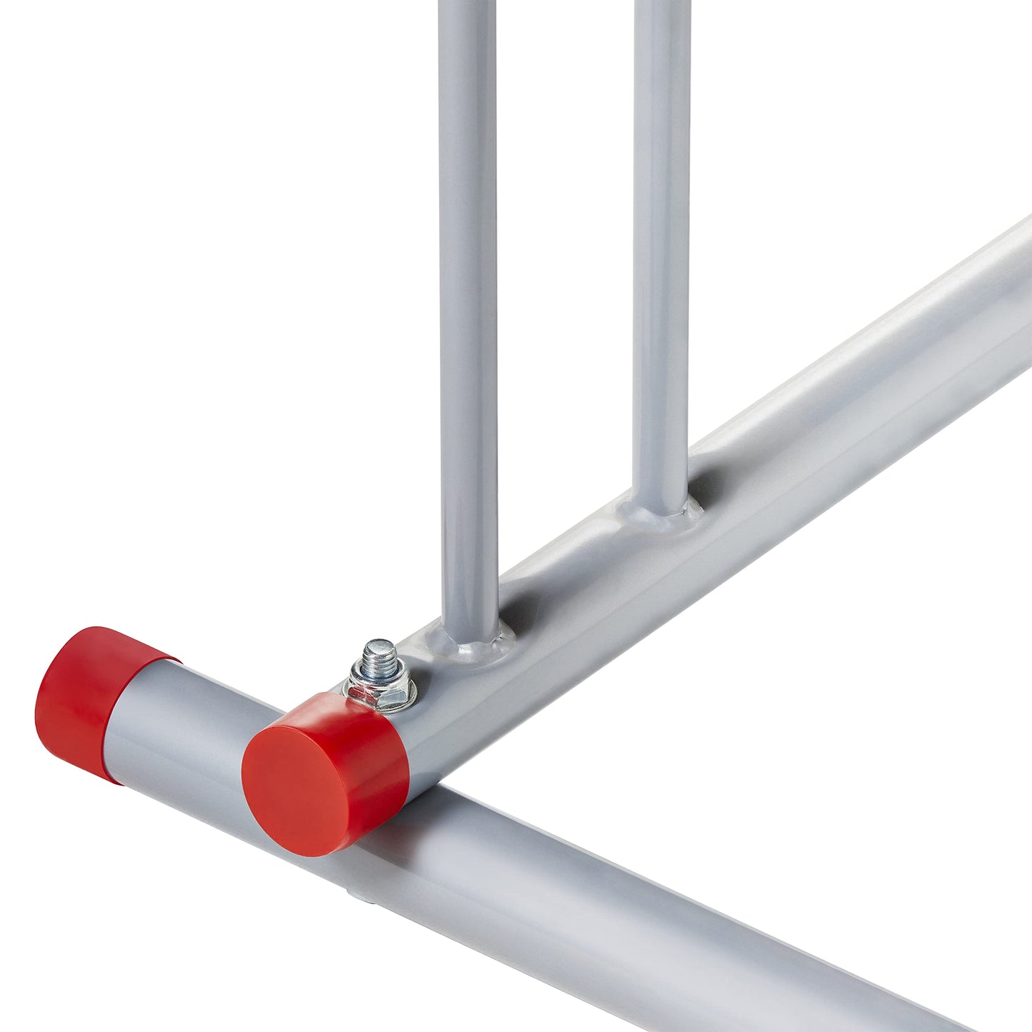 Retrospec Commercial Grid Bike Rack - Single & Double Sided - Bicycle Storage Stand for Garages, Stores, Schools & Universities Power Coated Steel - Silver 10 Bike/Single Sided