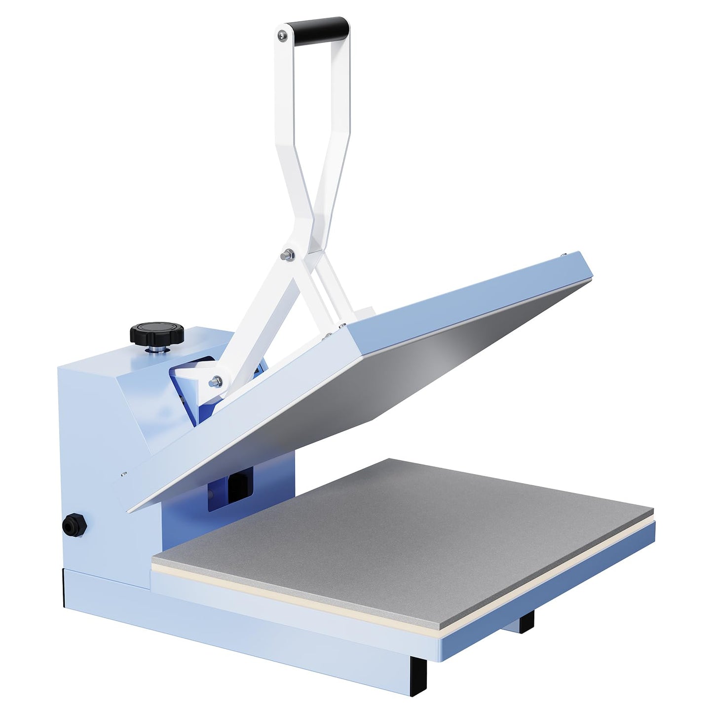 16x24 Heat Press, Digital Professional Sublimation Machine, Fast Heating, Industrial Quality with Adjustable Pressure Industrial Digital Heat Press Machine Sublimation for T-Shirt, Light Blue