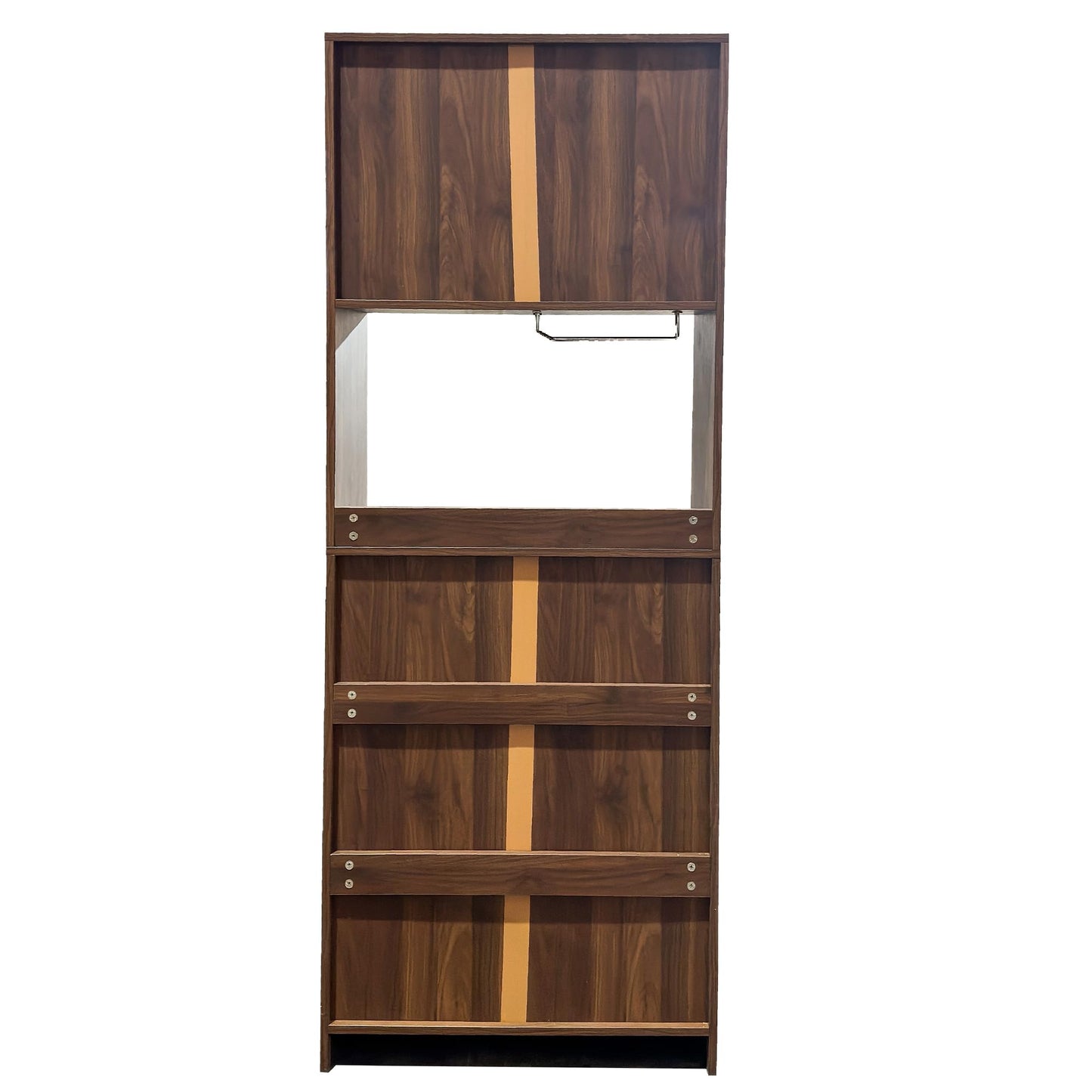 KEIKI 70.87" H Tall Kitchen Pantry Wine Bar Storage Cabinet with Countertop, Wine Rack, Glass Holder, Drawers, Wood Freestanding Hutch Food Pantries Cupboard for Coffee, Dining Living Room