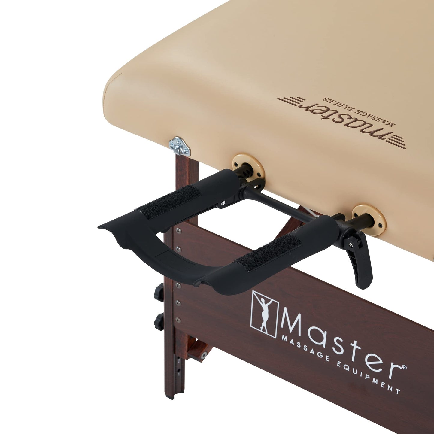 Master Massage 30" Del Ray Pro Portable Massage Table (30" Width x 84" Length) with Adjustable Table Height, 750lbs. Working Capacity- Massage Bed, Tattoo Table, Lash Table - Cream