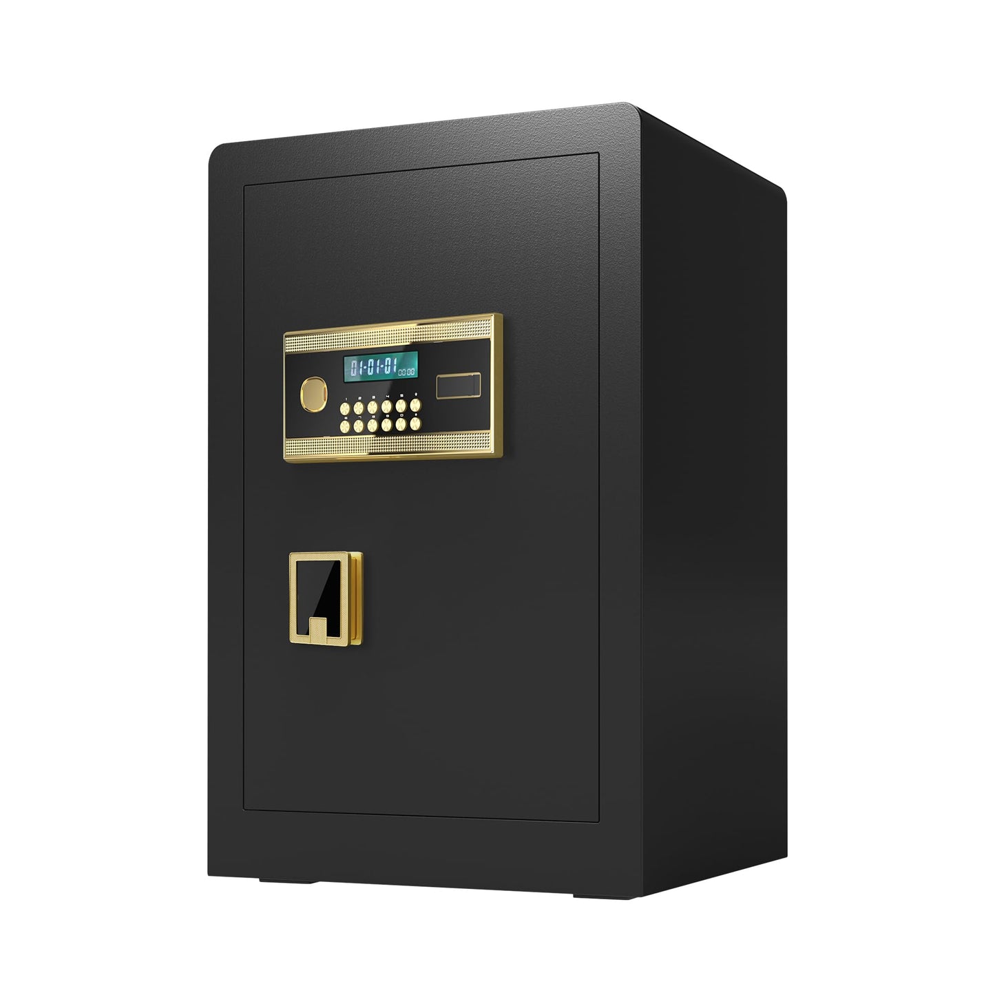 Gareinwuds Large Electronic Digital Security Safe Box, 2 Cubic Ft Fireproof Waterproof Safe with Private Inner Cabinet, Hidden Code, Adjustable Shelf, Dual Alarm, Wall Mount for Home, Office, Hotel