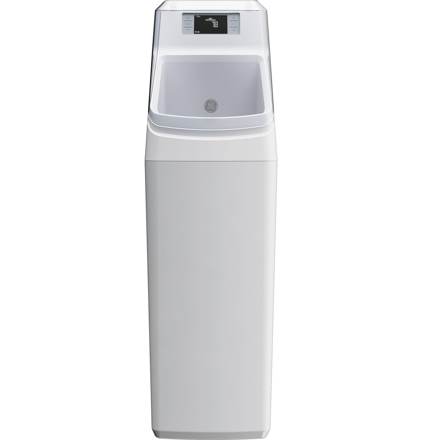 GE Smart Water Softener with Integrated Filtration, 30,000 Grain, Reduce Hard Minerals to Whole House, Built-in WiFi with Water Flow Alerts, Soft Water for Shower, Appliances, and Plumbing, GXMD30W