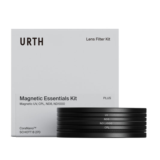 Urth 77mm 4-in-1 Magnetic Essentials Lens Filter Kit (Plus) — UV, CPL, Neutral Density ND8, ND1000, Nano-Coated HD Optical Glass, Camera Filters