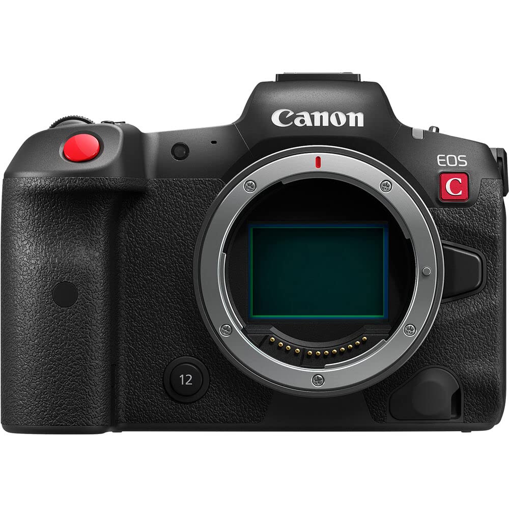 Canon EOS R5 C Mirrorless Cinema Camera 45MP Full Frame 8K RAW Video Dual Pixel AF Hybrid Photography Filmmaking Camera (5077C002) + Canon RF 24-105mm f/4L is USM Lens + 64GB Card + Bag