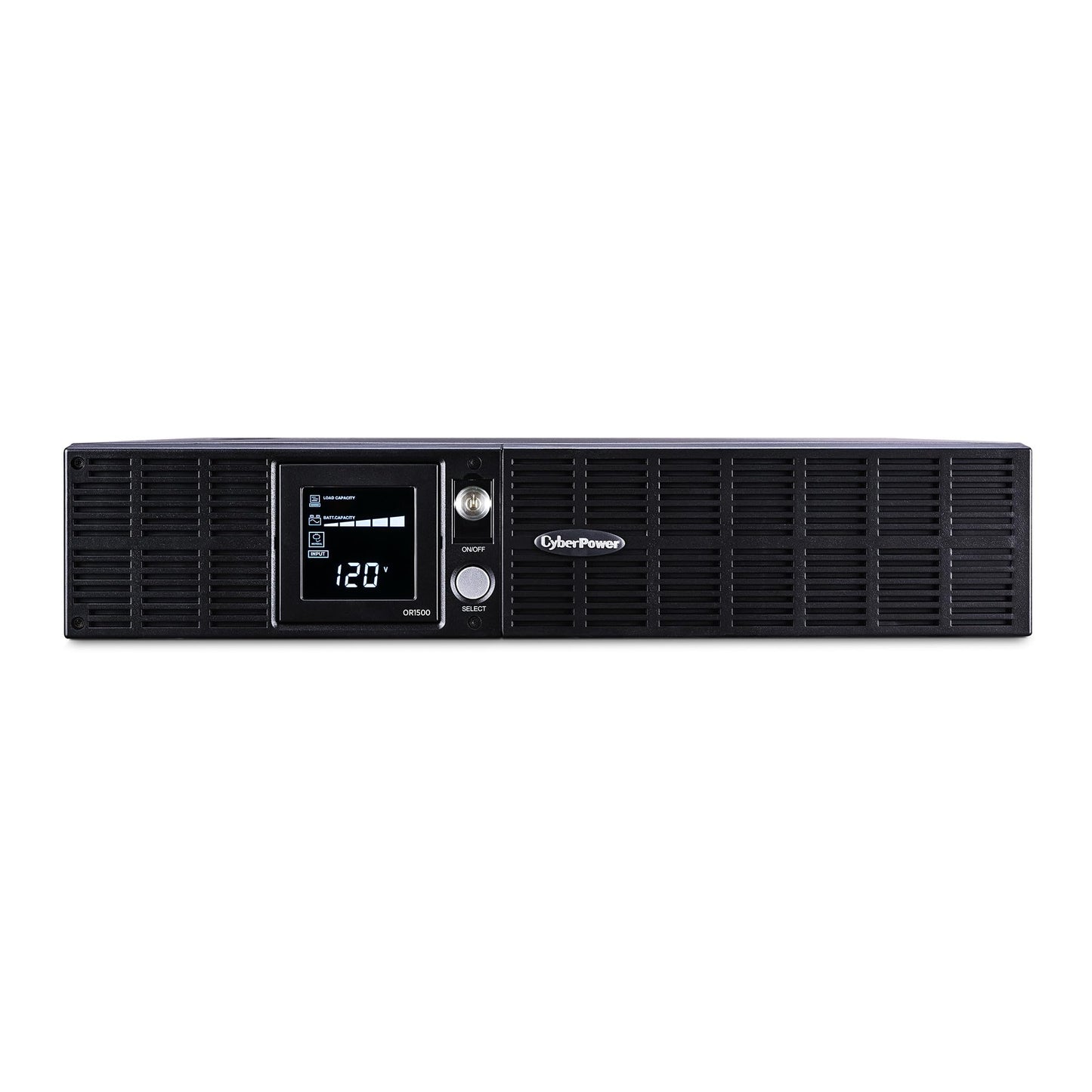 CyberPower OR1500LCDRT2U Smart App LCD UPS Battery Backup and Surge Protector, 1500VA/900W, 8 Outlets, AVR, 2U Rack/Tower