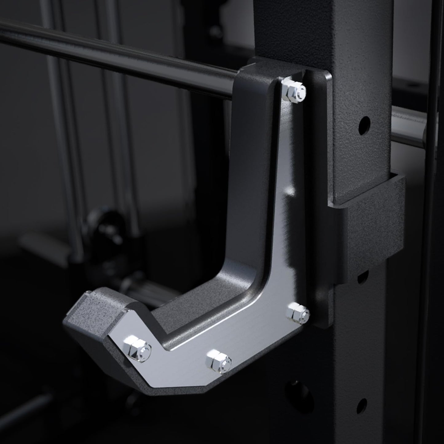 RitFit M2 Smith Machine with Cable Crossover System, 3D Functional Trainer & Power Cage, 16 Adjustment Holes, 6 Storage Pegs for Full-Body Home Gym(M2 PRO-3D Black)