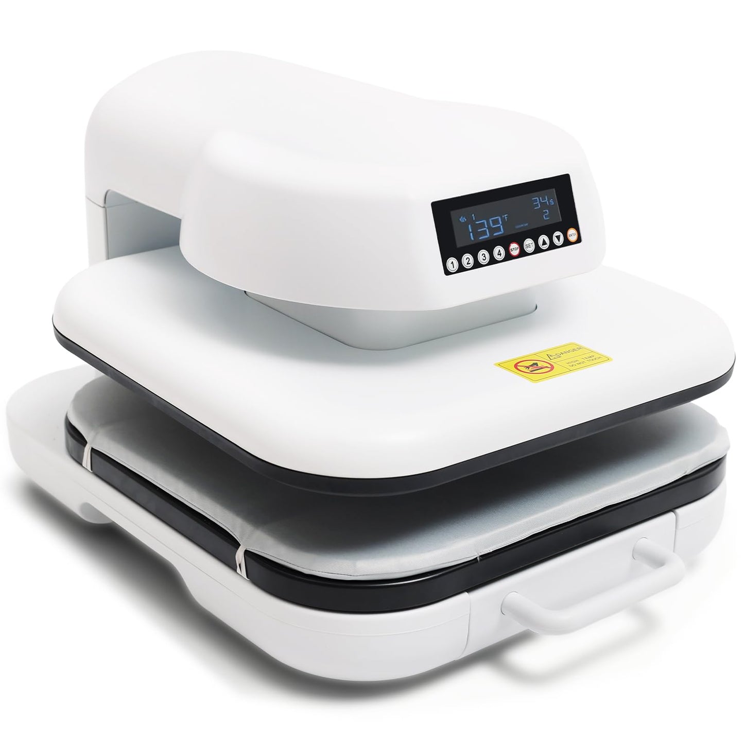 Auto Heat Press 2 - Heat Press Machine for T Shirts with Adjustable Pressure & Higher Heating Height, Heats Up Fast & Evenly Heat Press 15x15 for HTV, Sublimation, Heat Transfer Projects