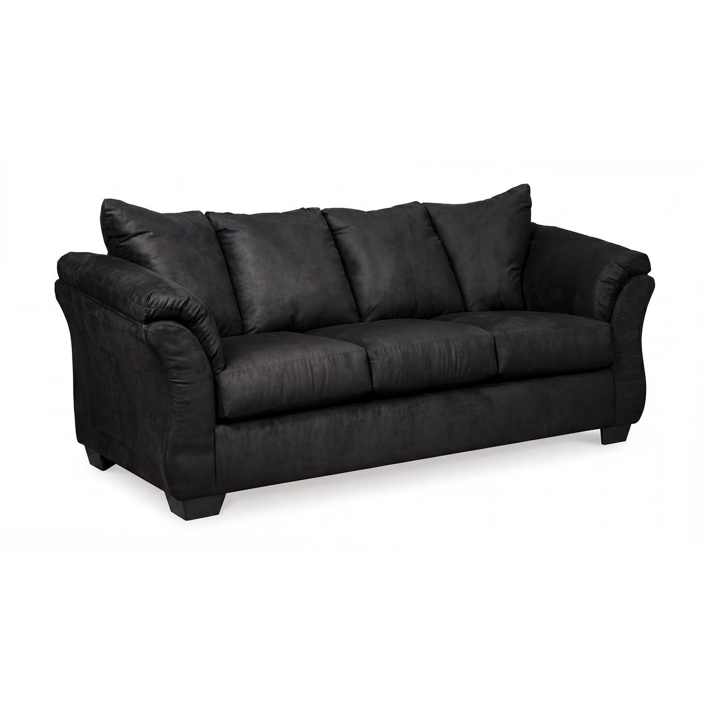 Signature Design by Ashley Darcy Classic Contemporary Sofa, Black