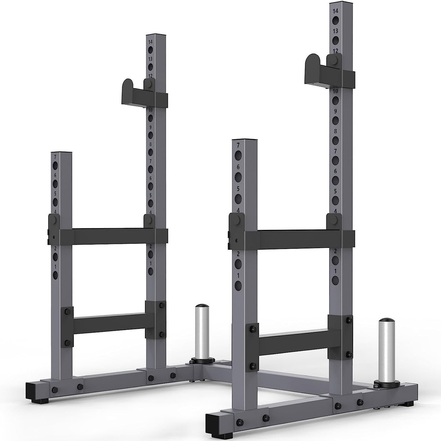 PASYOU Adjustable Squat Power Rack, Multifunction Squat Rack Heavy-Duty Stand, Weight Rack Stand, Push Up Strength Training Dumbbell Rack for Home Gym Equipment, Weight Benches, Max Load 1800 LBS