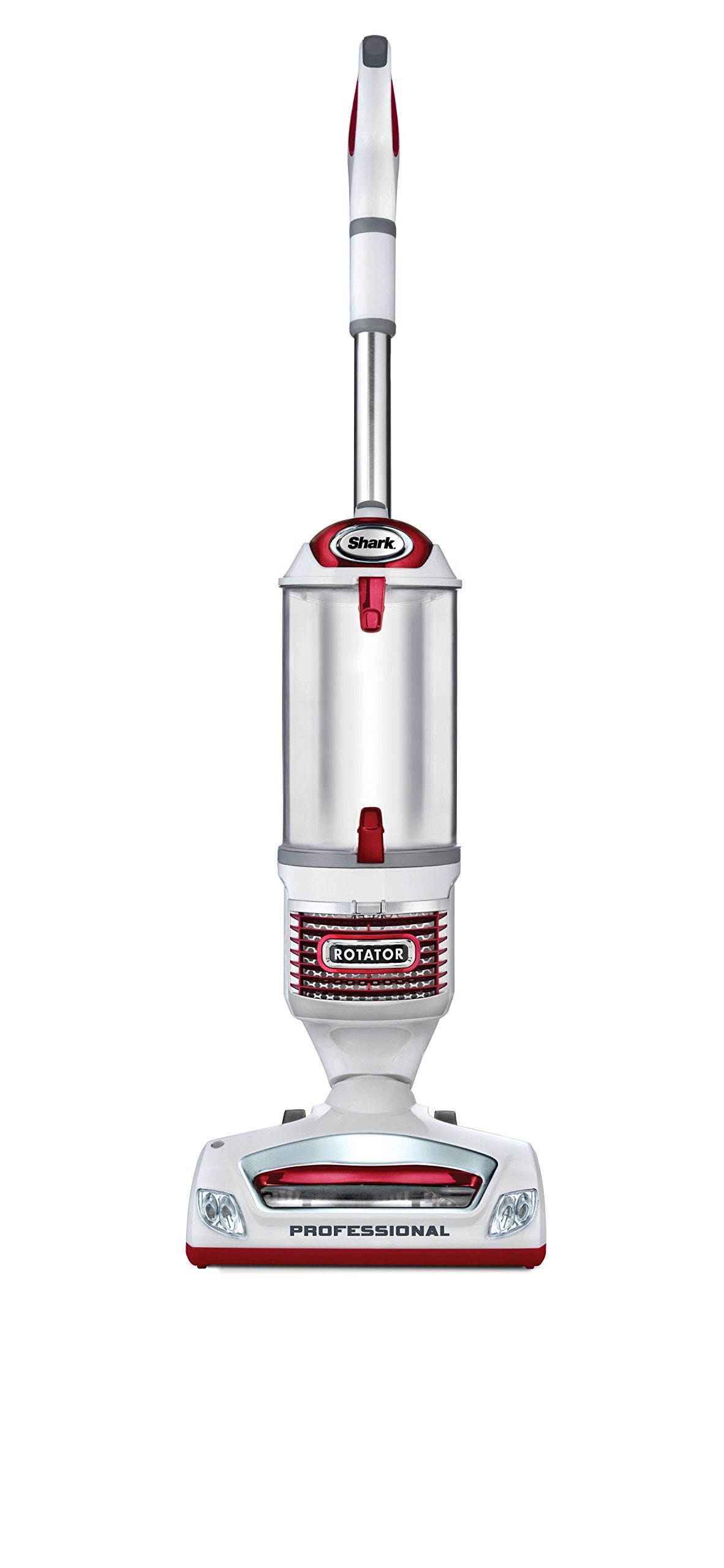 Shark Upright Vacuum Cleaner | Rotator Lift-Away | Pet Hair, Carpet & Hard Floor Cleaning | Dusting Brush, Upholstery & Crevice Tools | HEPA Filter | Swivel Steering | Headlights | White/Red | NV501