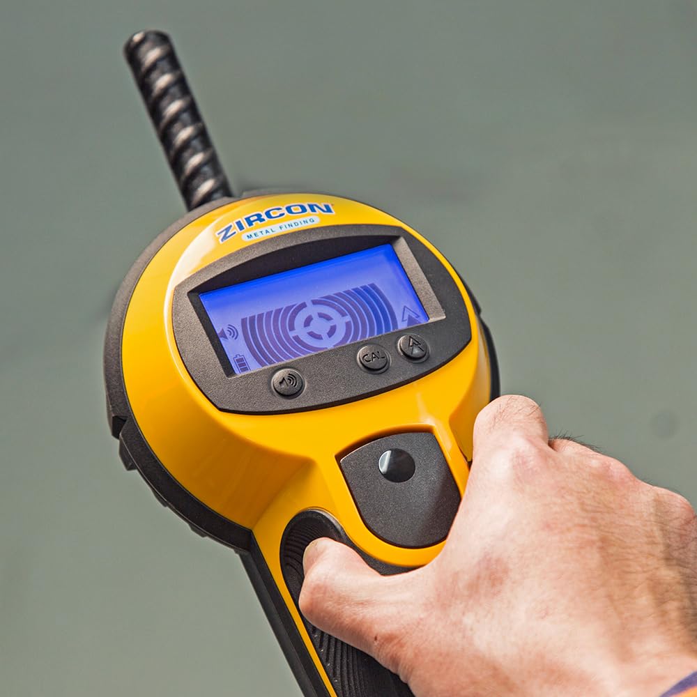 Zircon MetalliScanner MT X Electronic Metal Locator – Rebar & Metal Detector for Concrete – DeepScan up to 4 in – Industrial Grade LCD Metal Scanner for Drilling, Construction & Inspection