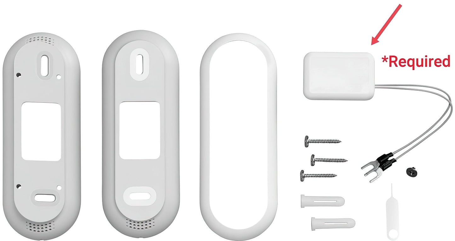 CAMW-WDB Model VX1 Video Doorbell; 2-Way Interactive Audio; High-Resolution 5MP Sensor with WDR; Dual-Band Wi-Fi Connectivity; Built-in LED Spotlight and Siren; 16VAC to 24VAC