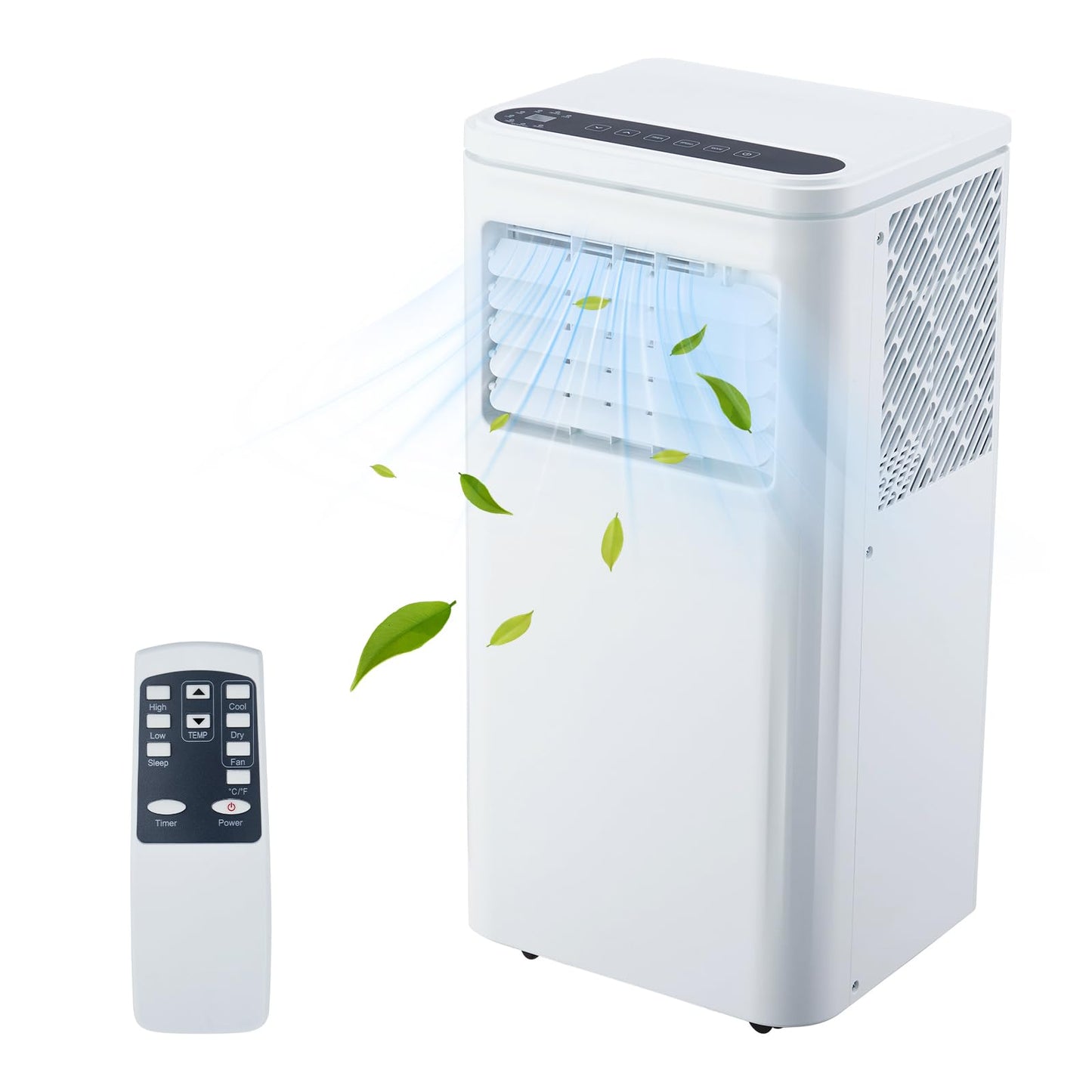 Garvee 10000BTU Portable Air Conditioner 3 in 1, Quiet AC Unit with Fan & Dehumidifier Up to 450 sq.ft, 24H Timer&LED Display, Remote, Window Kit, for Bedroom/Office/Dorms/Apartment