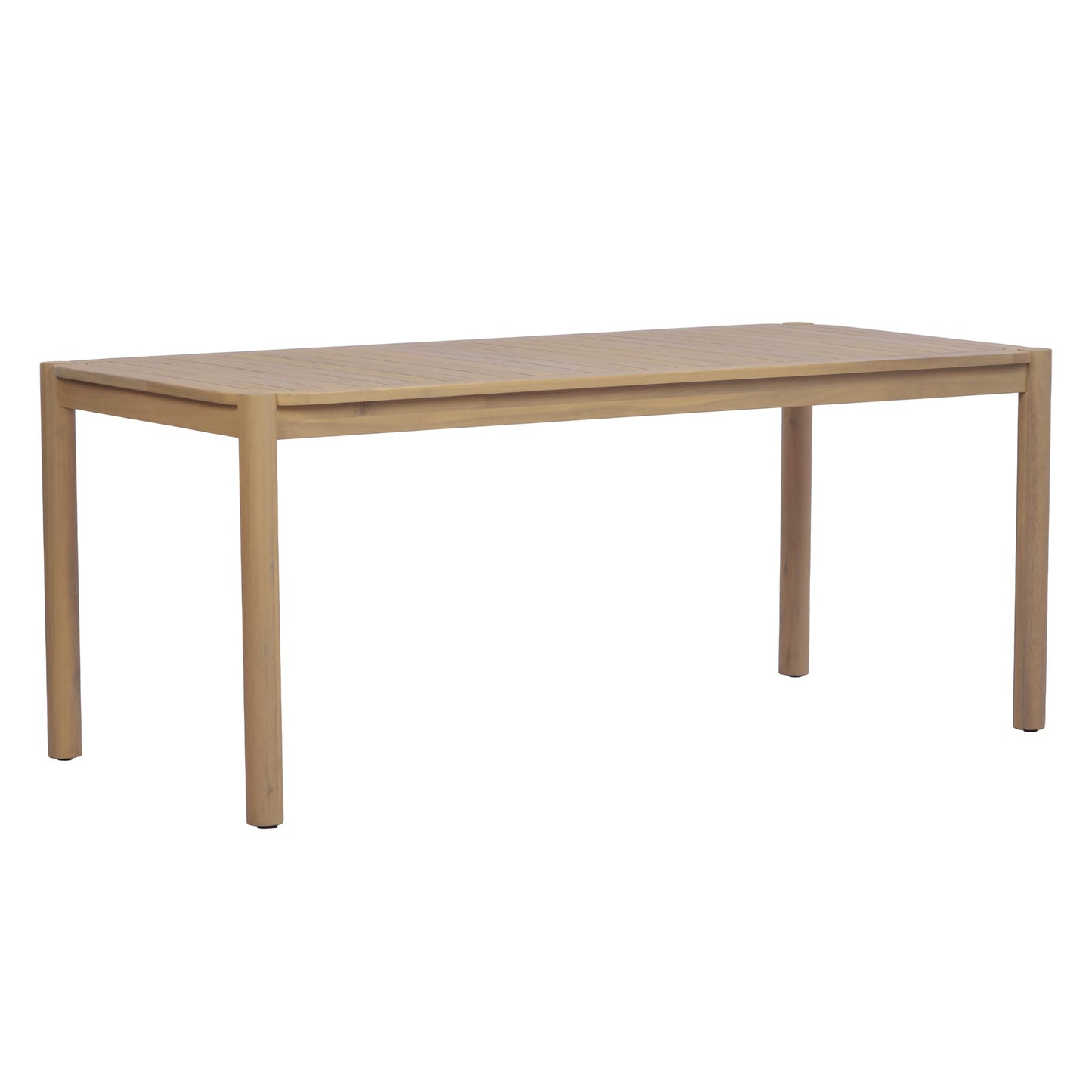 Christopher Knight Home Cascade 70" Outdoor Rectangular Dining Table, Acacia Wood Patio Dining Table for 4-6 People, Solid Wood Outdoor Table for Patio Deck Garden Backyard Dining, Light Teak