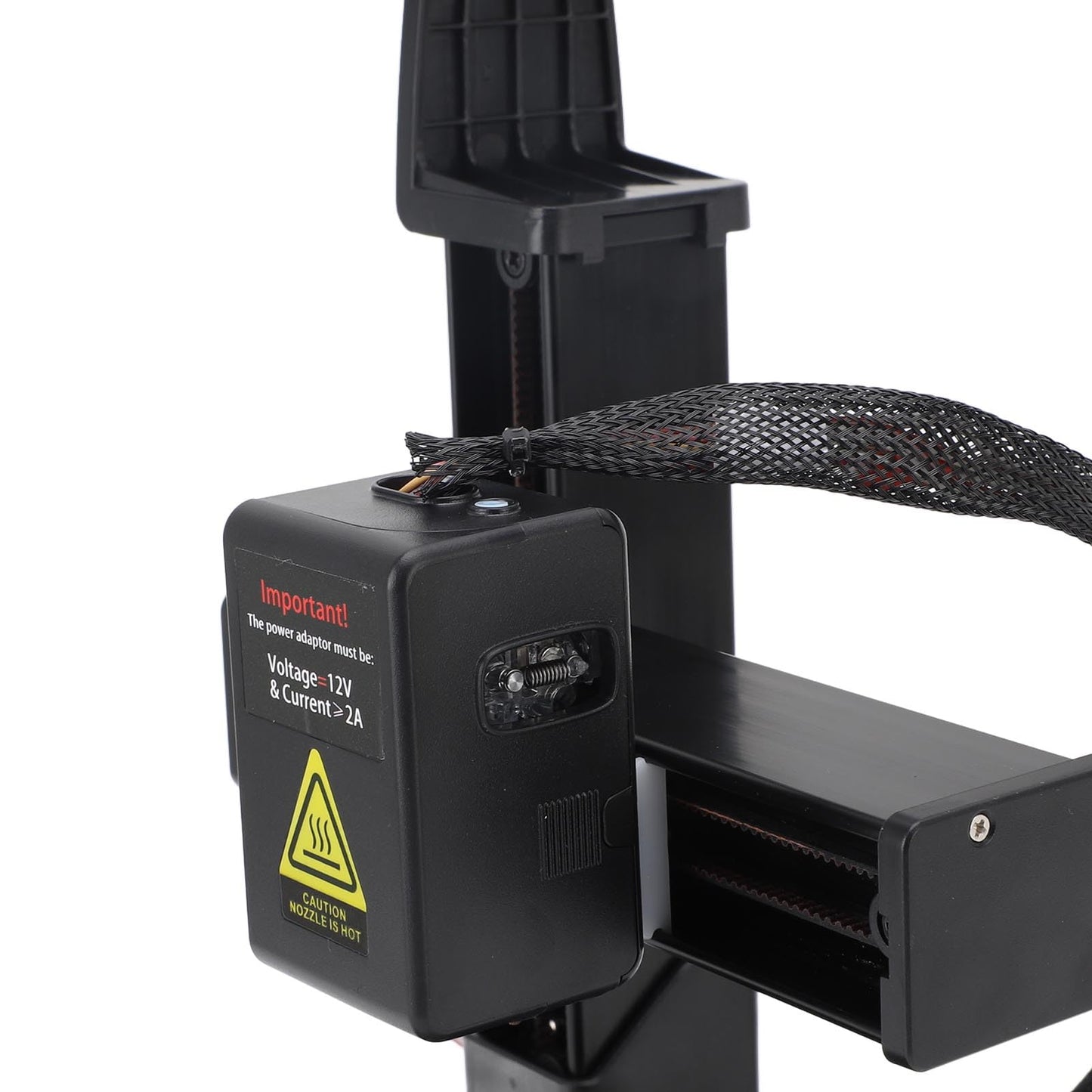 3D Printer, Small 3D Printer for Beginner, 40mm / s High Speed Printing, 180°C Rapid Heating and Printing, Printer with Nozzle, Print Size 100 x 100 x 100mm, Easy to Operate (US
