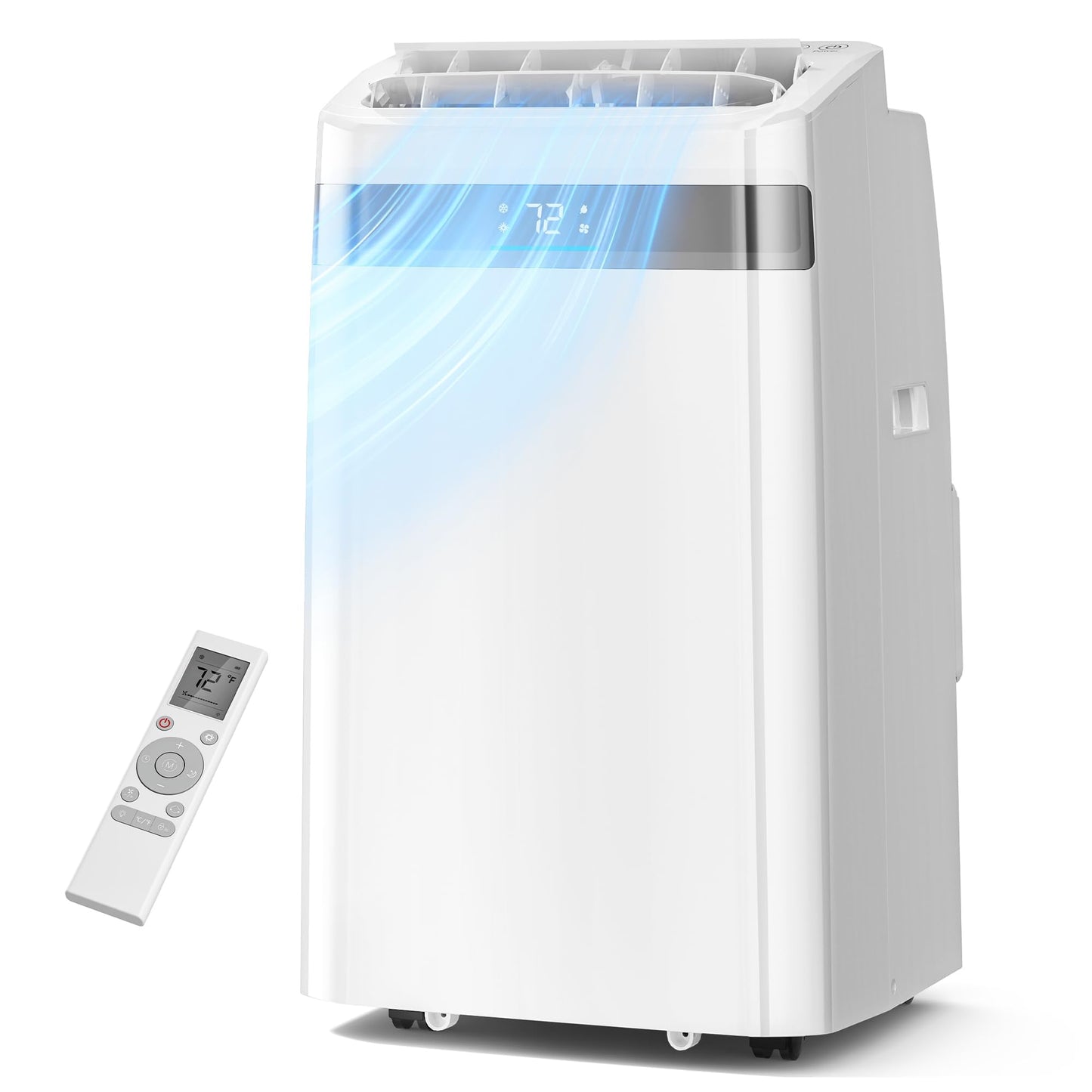 Manastin 14000 BTU Portable Air Conditioner, Fast Cooling AC for Large Rooms up to 700 Sq.Ft, 4-in-1 Cool/Dry/Fan/Sleep Modes, Quiet Operation, 24H Timer, Remote Control & Window Kit-1-piece